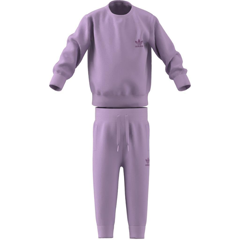 Unisex Adicolor Crew Set, Purple, A901_ONE, large image number 14