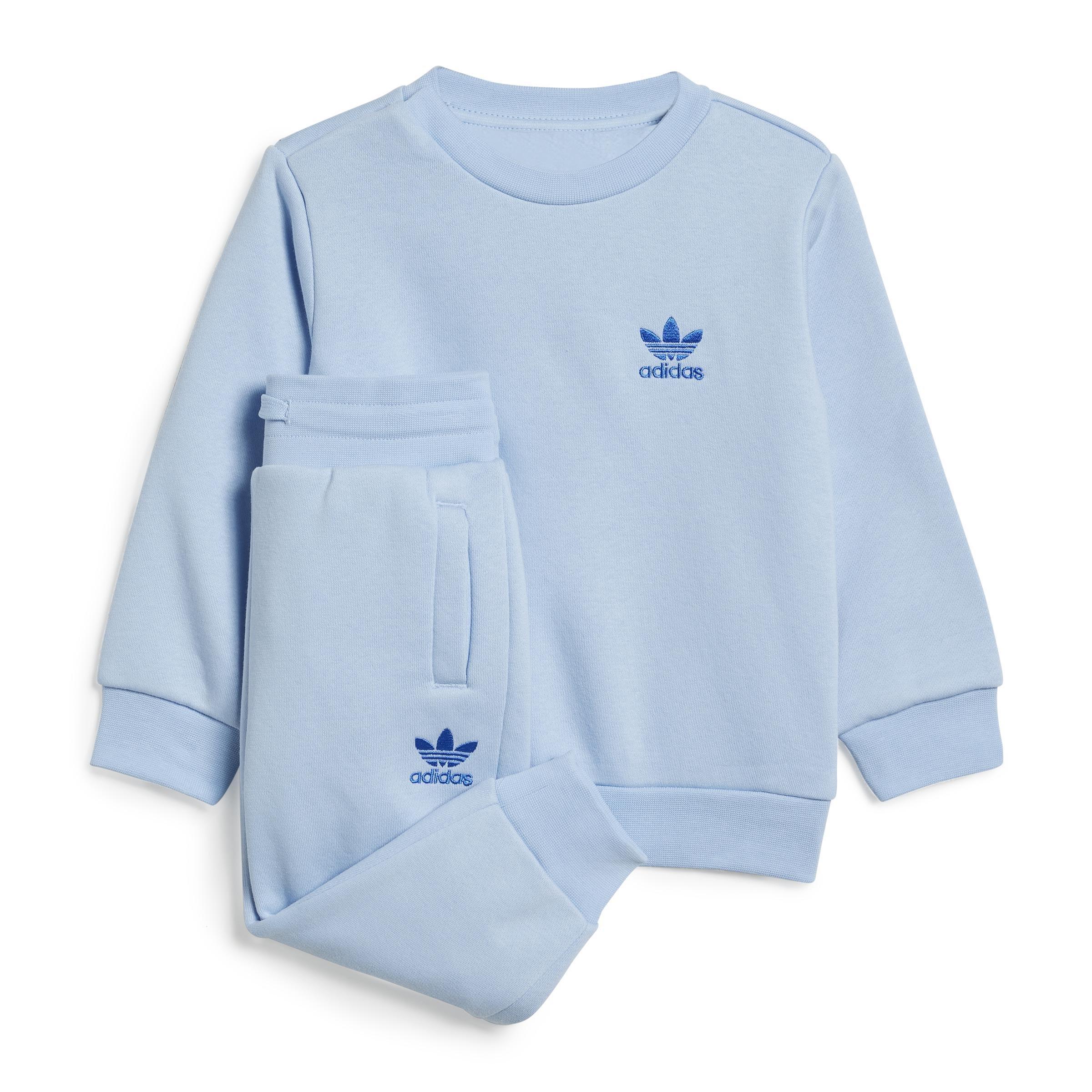 Unisex Adicolor Crew Set, Blue, A901_ONE, large image number 1