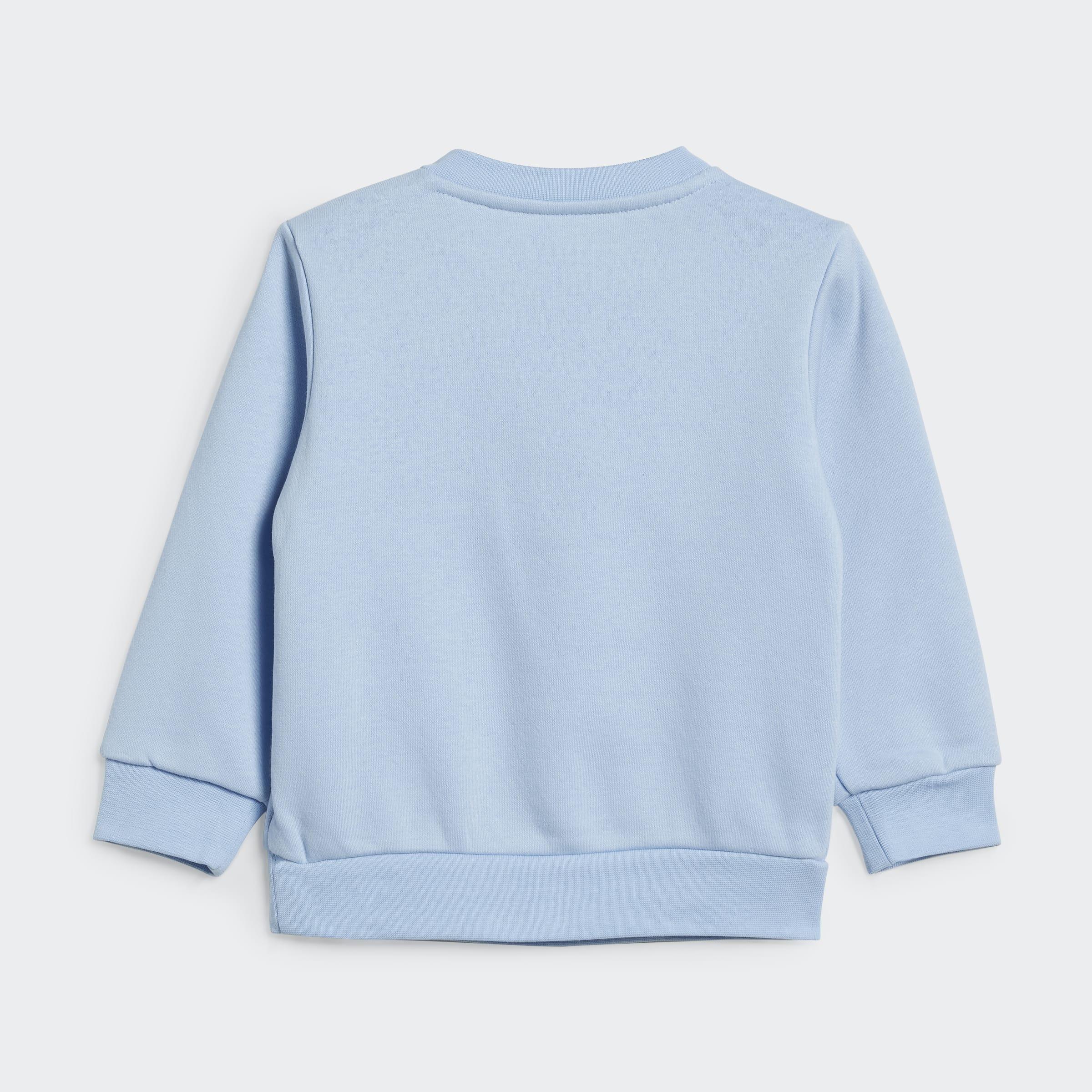 Unisex Kids Adicolor Crew Set, Blue, A901_ONE, large image number 3