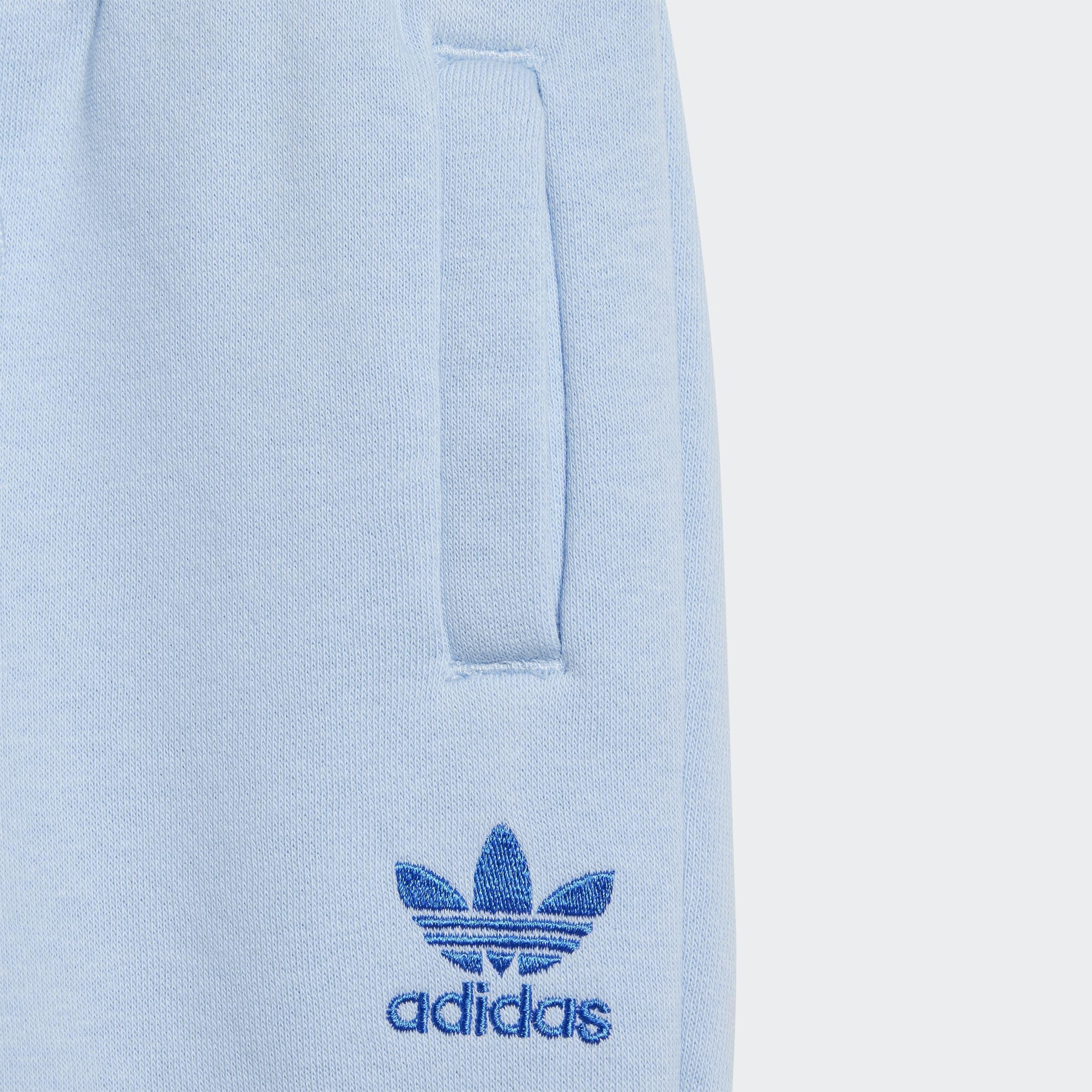 Unisex Kids Adicolor Crew Set, Blue, A901_ONE, large image number 6