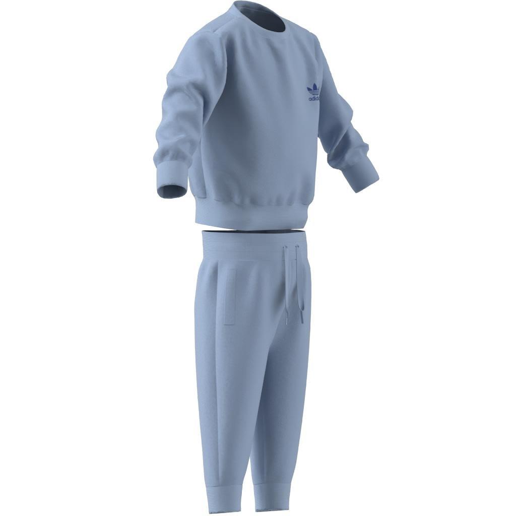 Unisex Adicolor Crew Set, Blue, A901_ONE, large image number 8