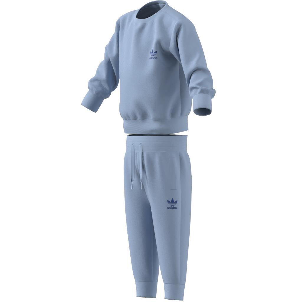 Unisex Adicolor Crew Set, Blue, A901_ONE, large image number 9