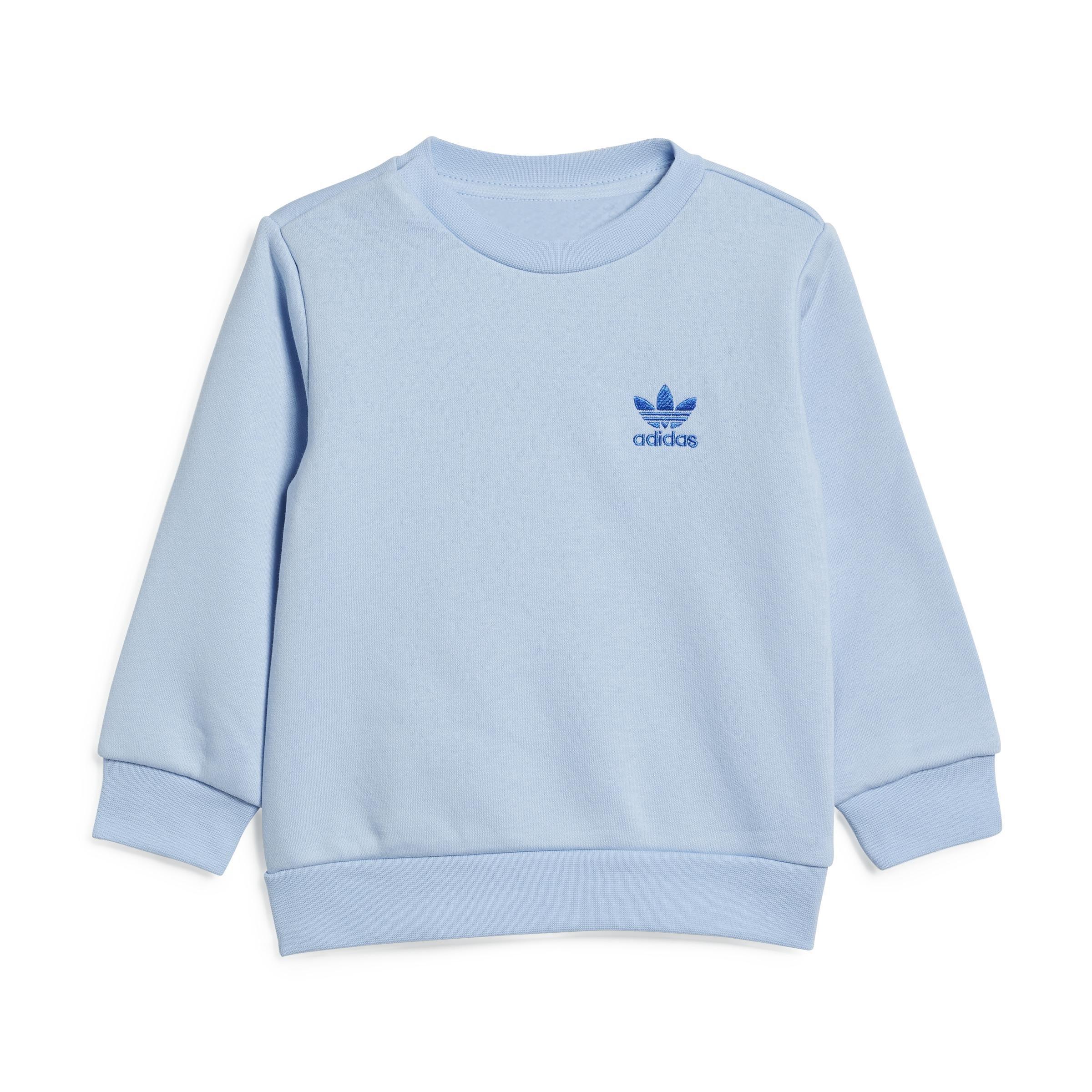 Unisex Adicolor Crew Set, Blue, A901_ONE, large image number 11