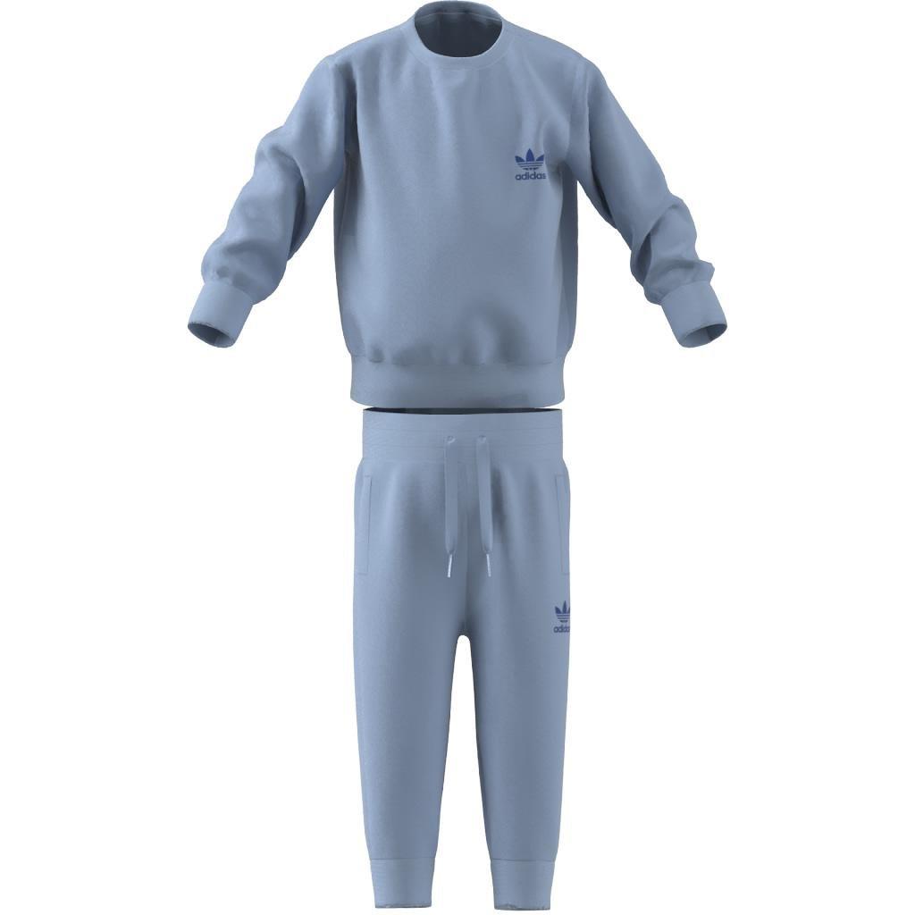 Unisex Adicolor Crew Set, Blue, A901_ONE, large image number 12