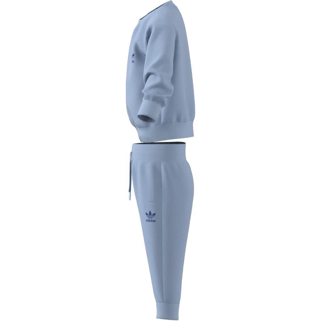 Unisex Adicolor Crew Set, Blue, A901_ONE, large image number 14