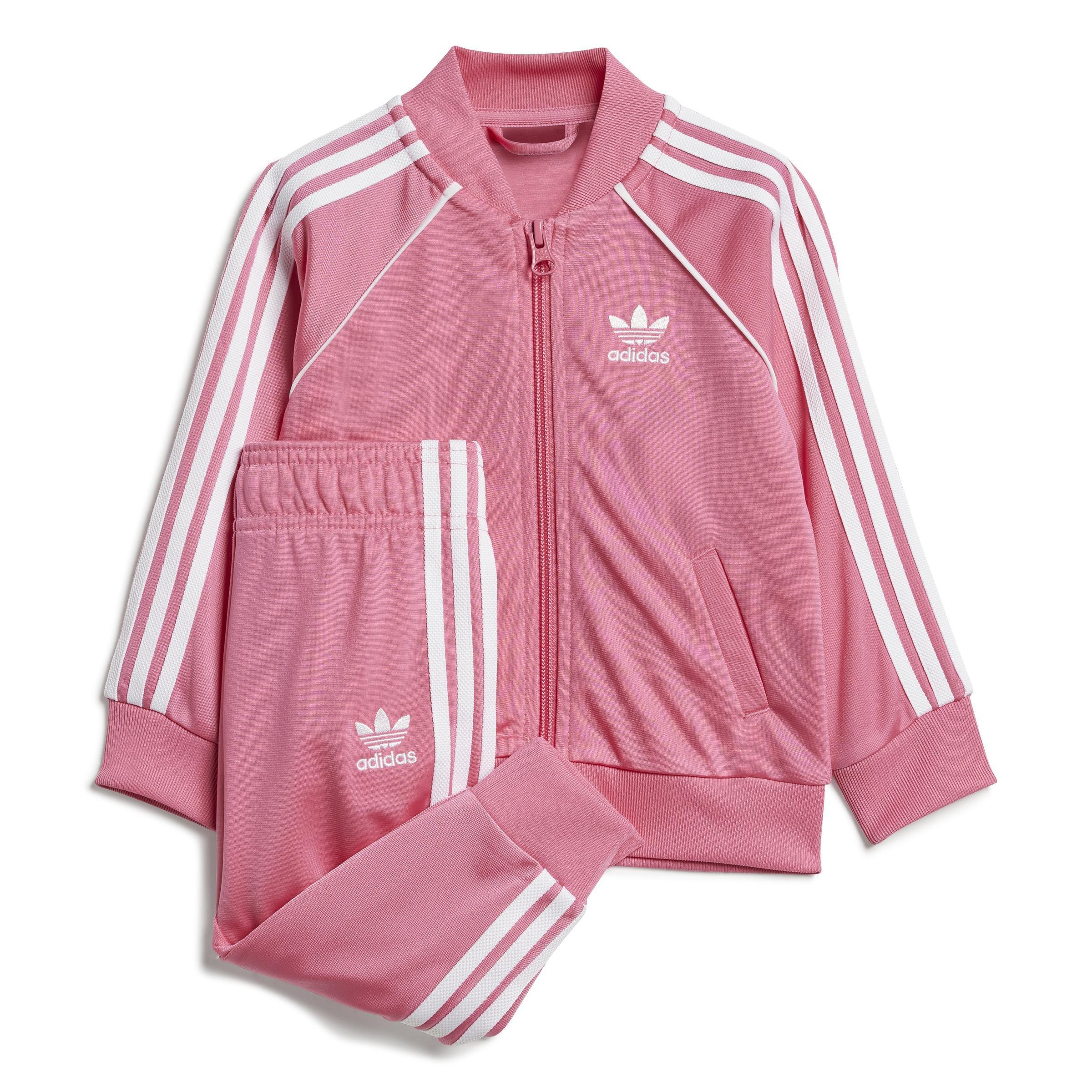 Pink Womens Adidas Sweatsuit Sets Adidas Outlet Unisex Kids