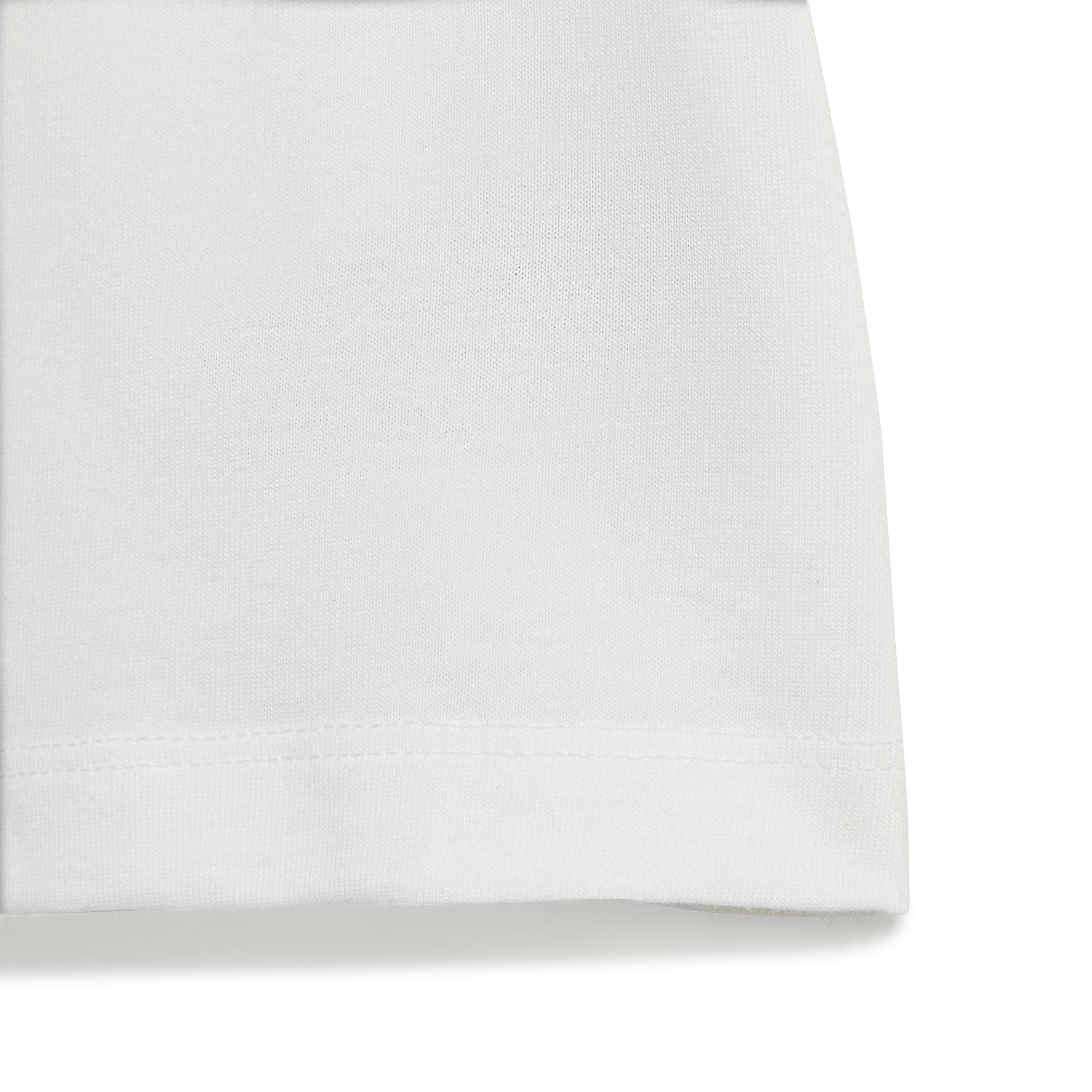 Unisex Kids Trefoil Shorts Tee Set, Yellow, A901_ONE, large image number 1