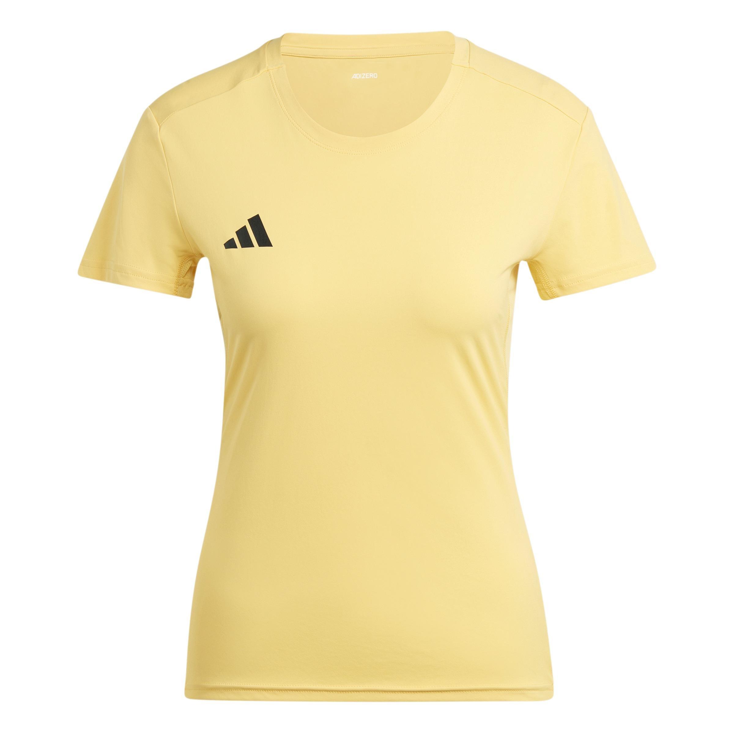 Adizero Essentials Running T-Shirt, Yellow, A901_ONE, large image number 0