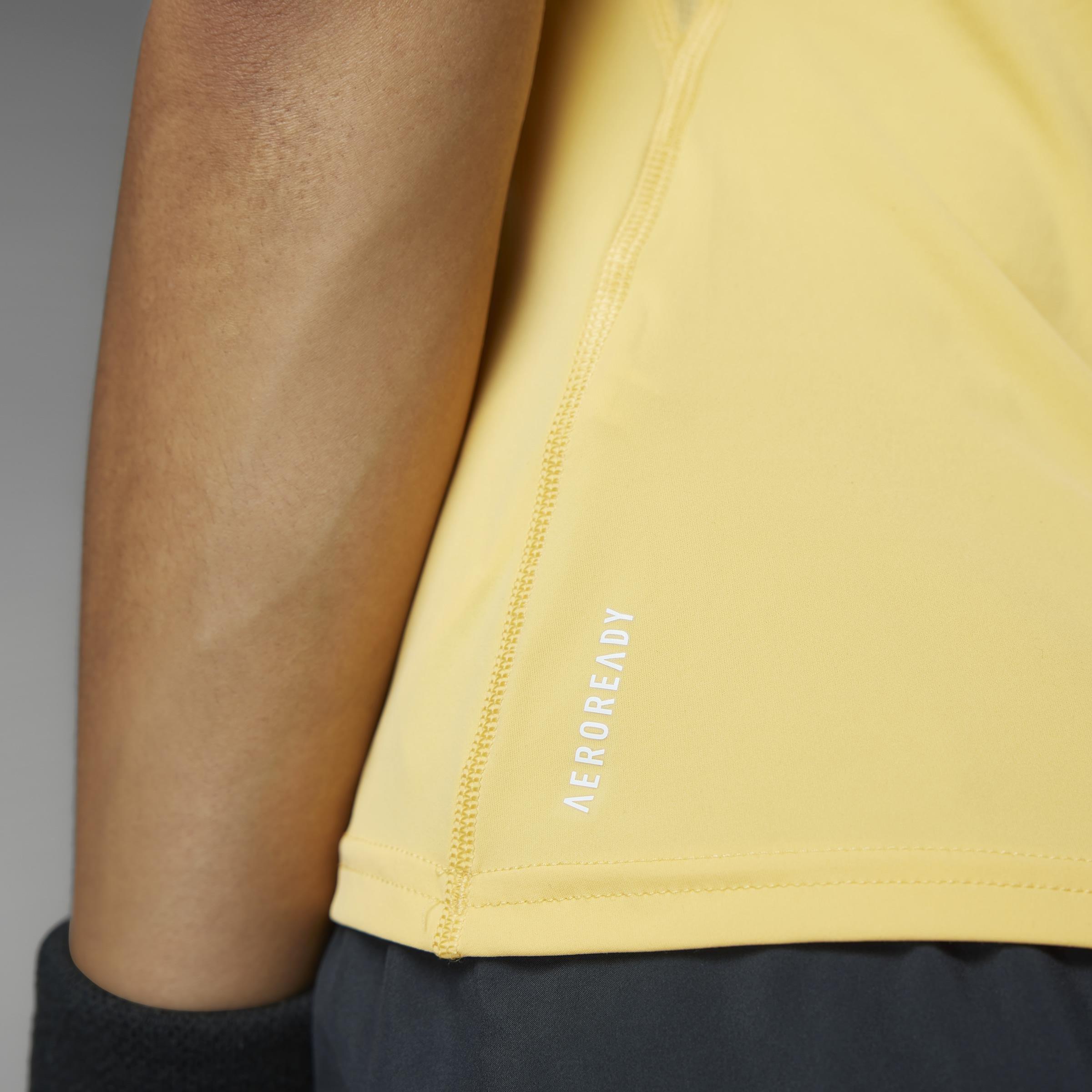 Adizero Essentials Running T-Shirt, Yellow, , large image number 13