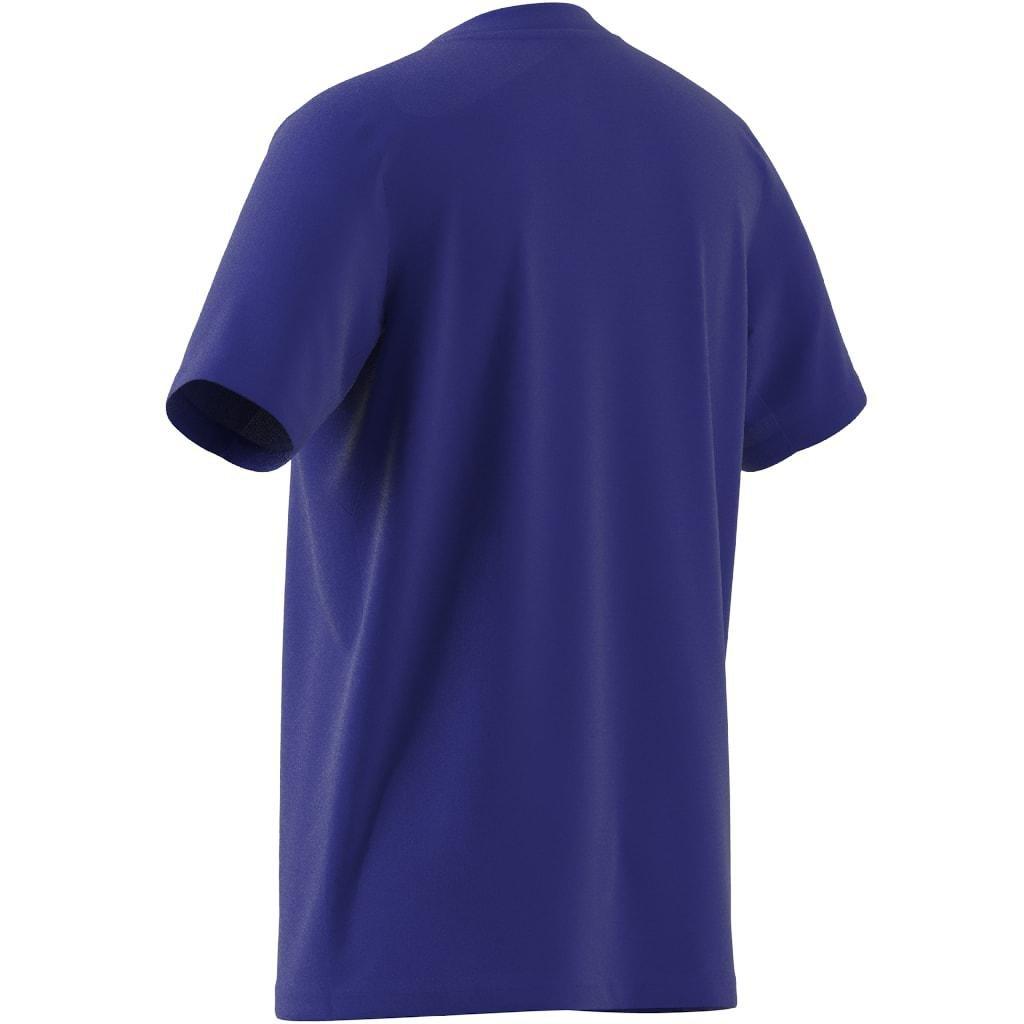 Unisex Kids Train Essentials AEROREADY Logo T-Shirt, Blue, A901_ONE, large image number 13