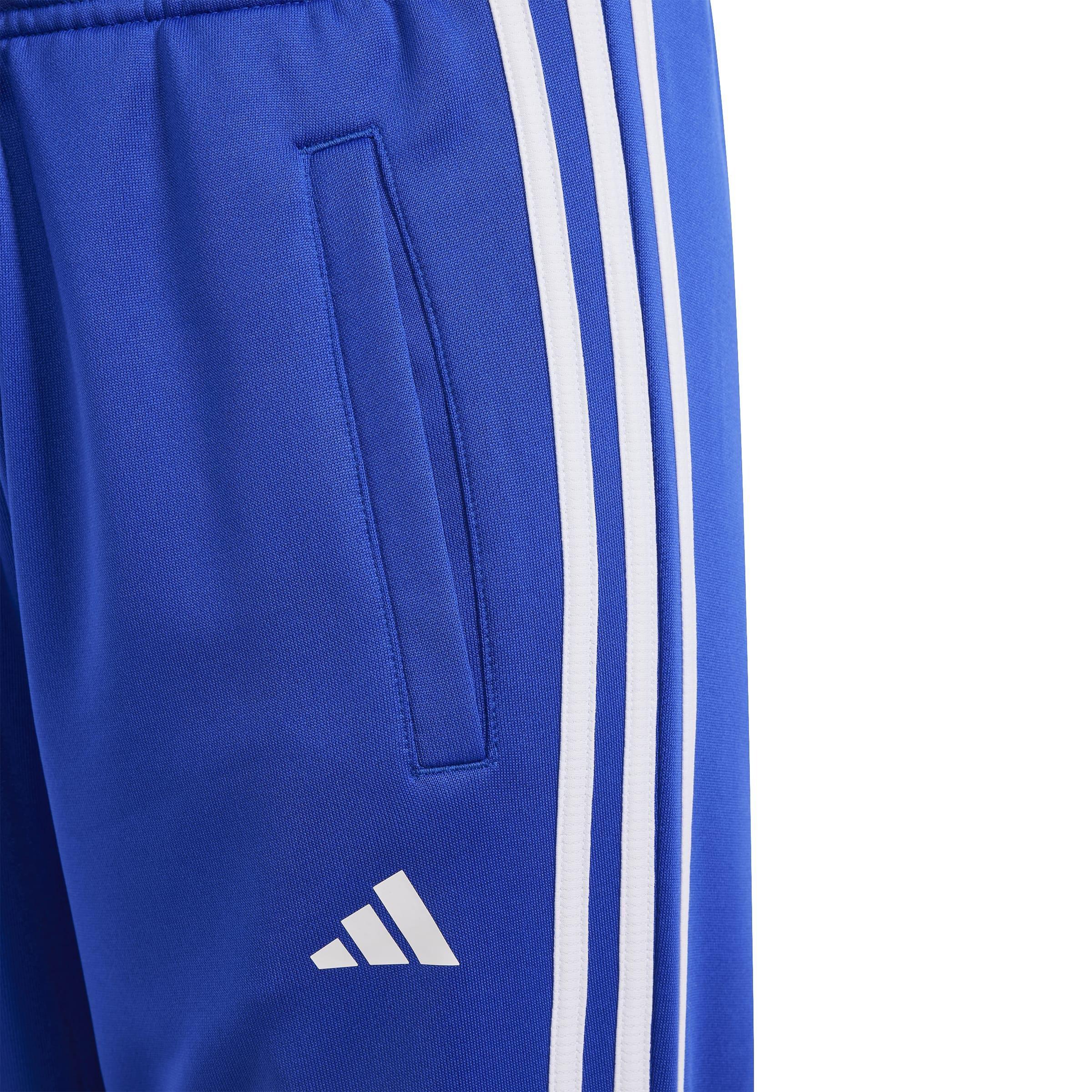 Unisex Kids Train Essentials AEROREADY 3-Stripes Regular-Fit Joggers, Blue, A901_ONE, large image number 3