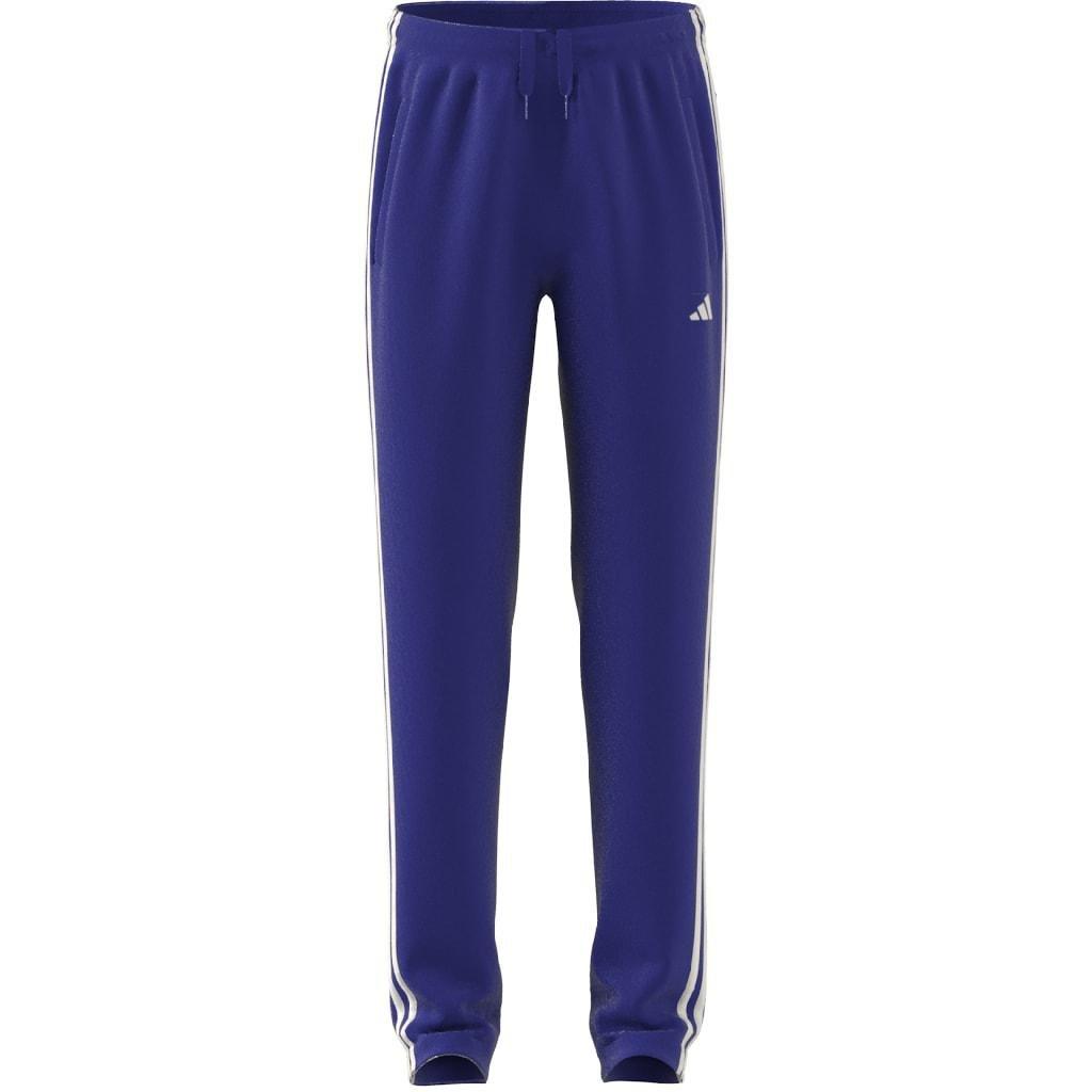 Unisex Kids Train Essentials AEROREADY 3-Stripes Regular-Fit Joggers, Blue, A901_ONE, large image number 9