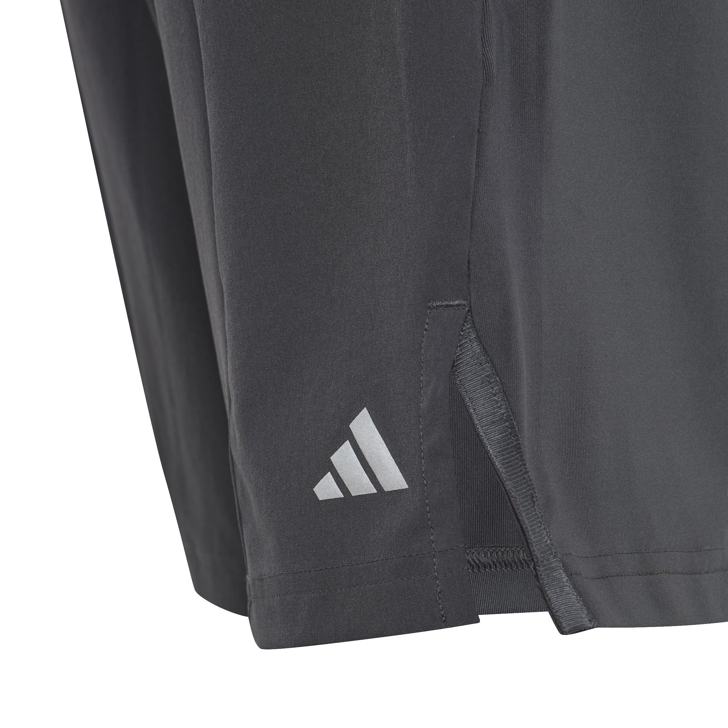 Kids Training Aeroready Shorts, Grey, A901_ONE, large image number 3