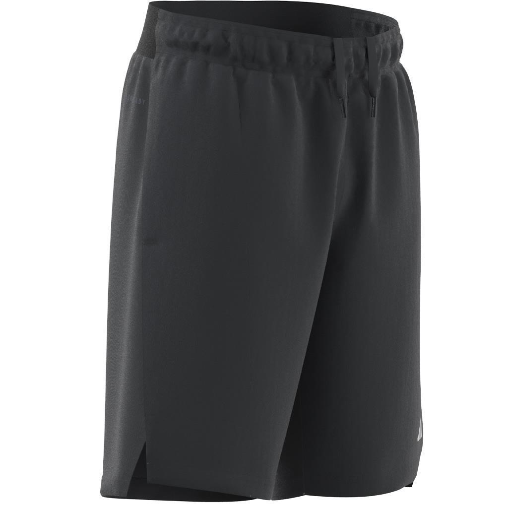 Kids Training Aeroready Shorts, Grey, A901_ONE, large image number 10