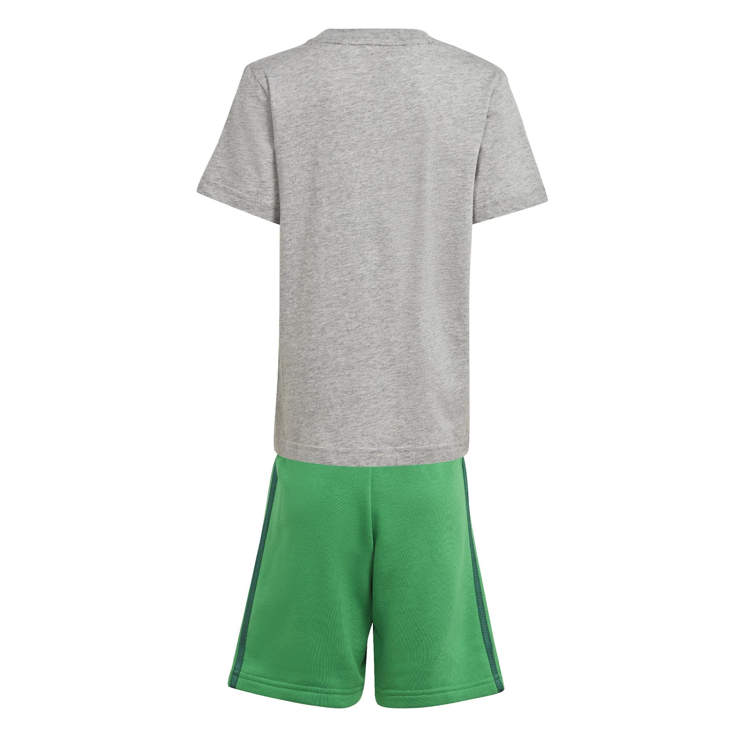 Unisex Kids Vrct Short Tee Set, Grey, A901_ONE, large image number 1