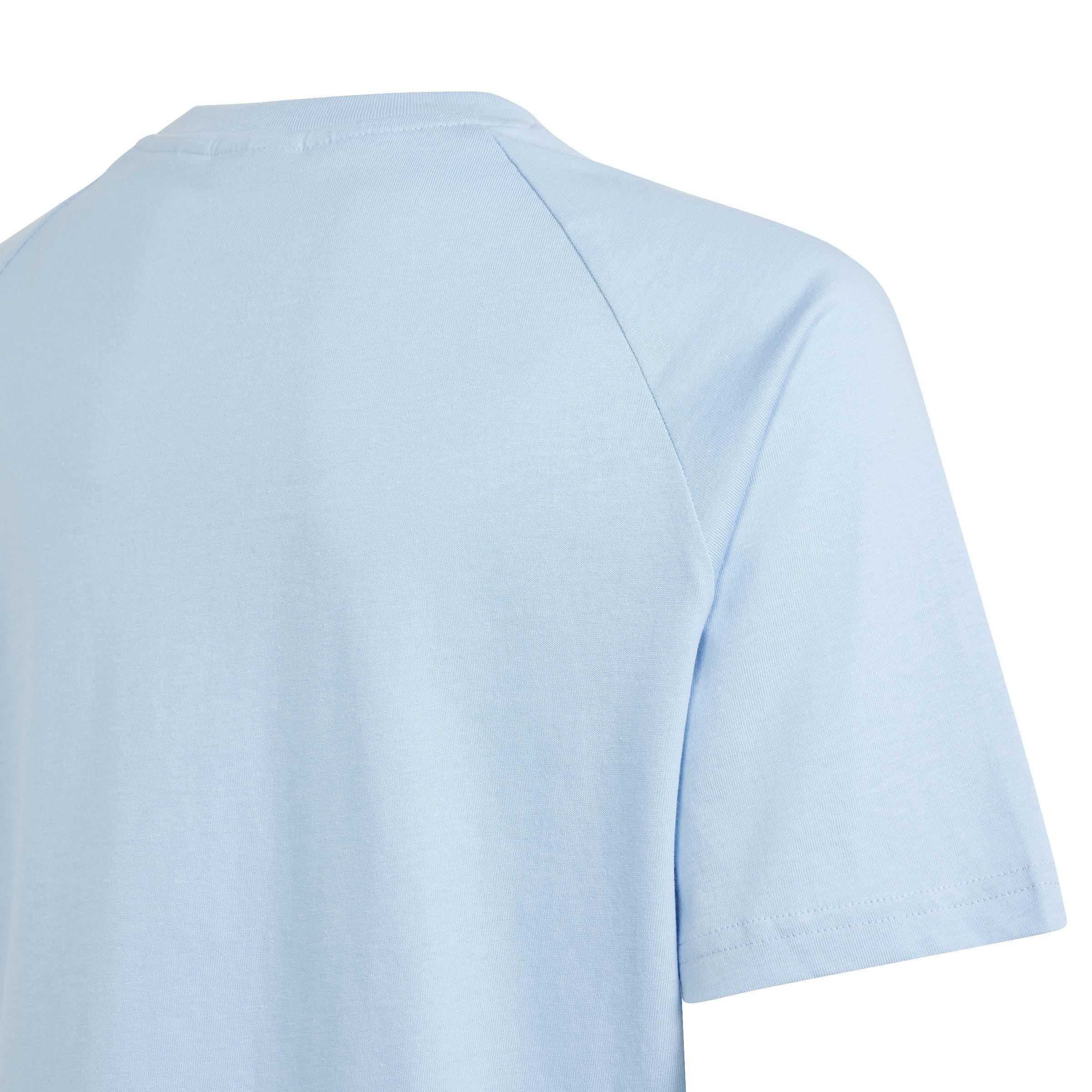 Unisex Kids Camo T-Shirt, Blue, , large image number 5