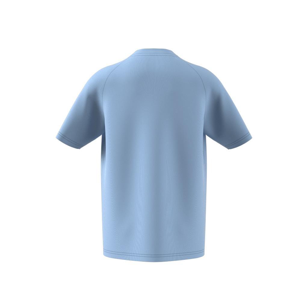 Unisex Kids Camo T-Shirt, Blue, , large image number 7
