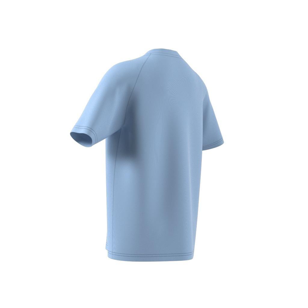 Unisex Kids Camo T-Shirt, Blue, , large image number 10