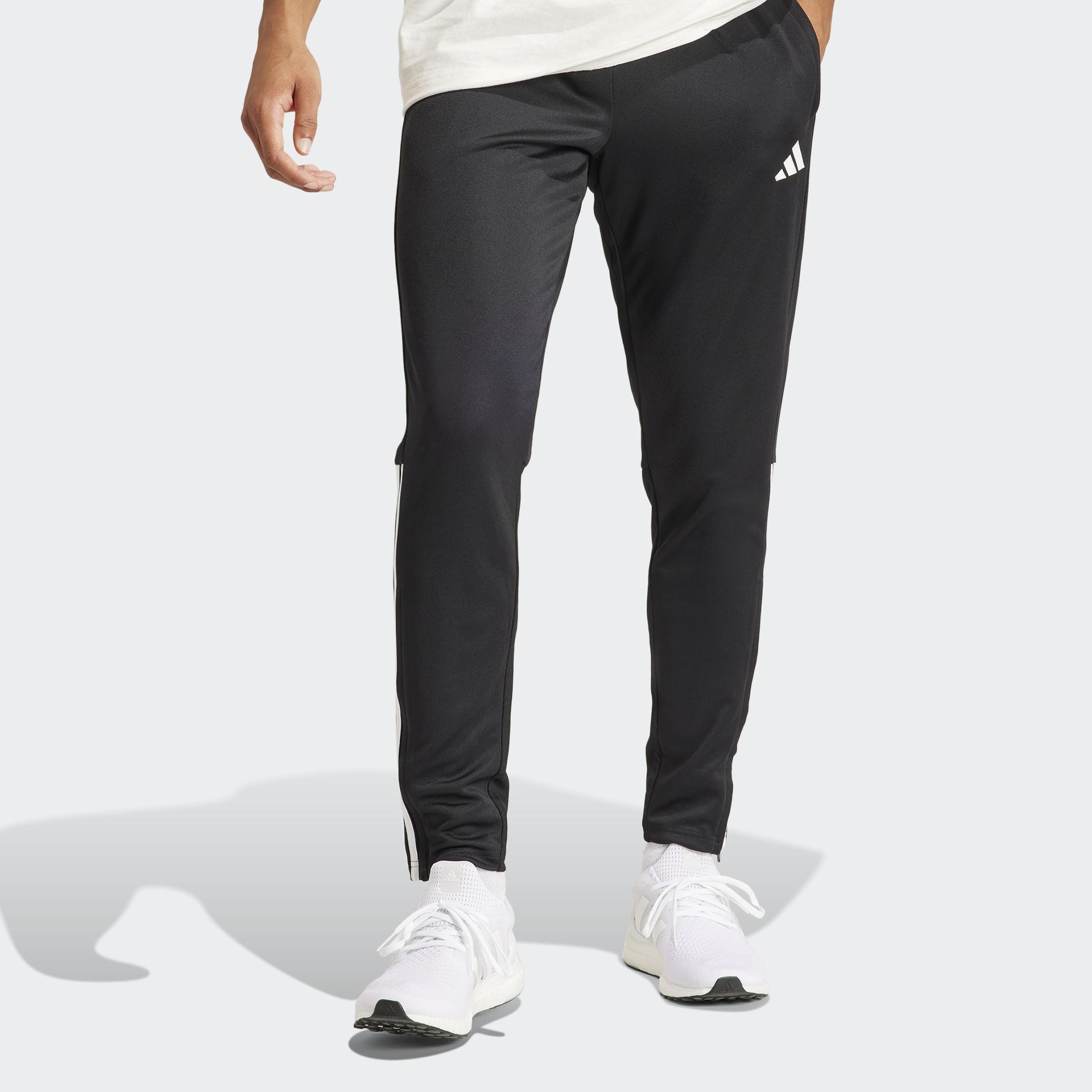 Sereno AEROREADY Cut 3-Stripes Regular Slim Tapered Tracksuit Bottoms, Black, A901_ONE, large image number 3