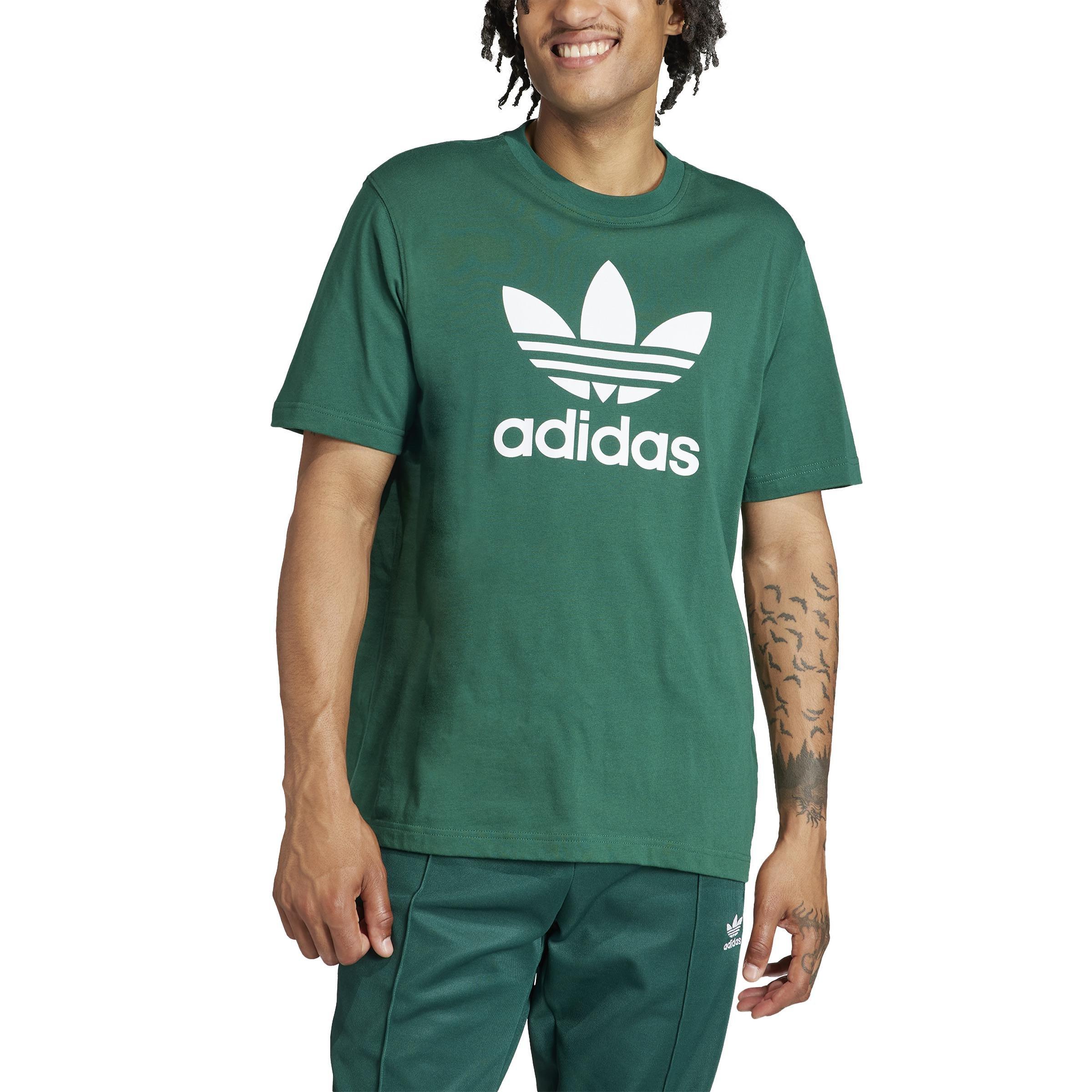 Adicolor Trefoil T-Shirt, Green, A901_ONE, large image number 0