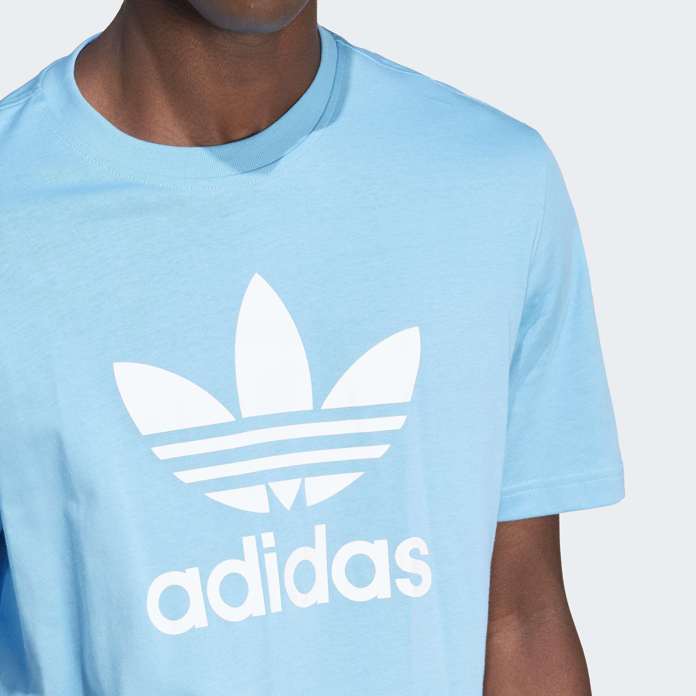 Adicolor Trefoil T-Shirt, Blue, A901_ONE, large image number 3