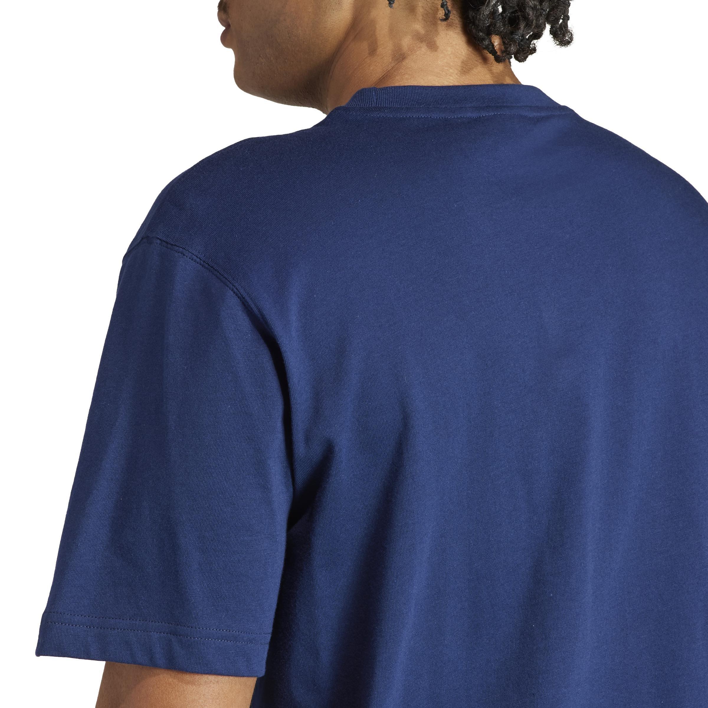 Adicolor Trefoil T-Shirt, Blue, A901_ONE, large image number 5