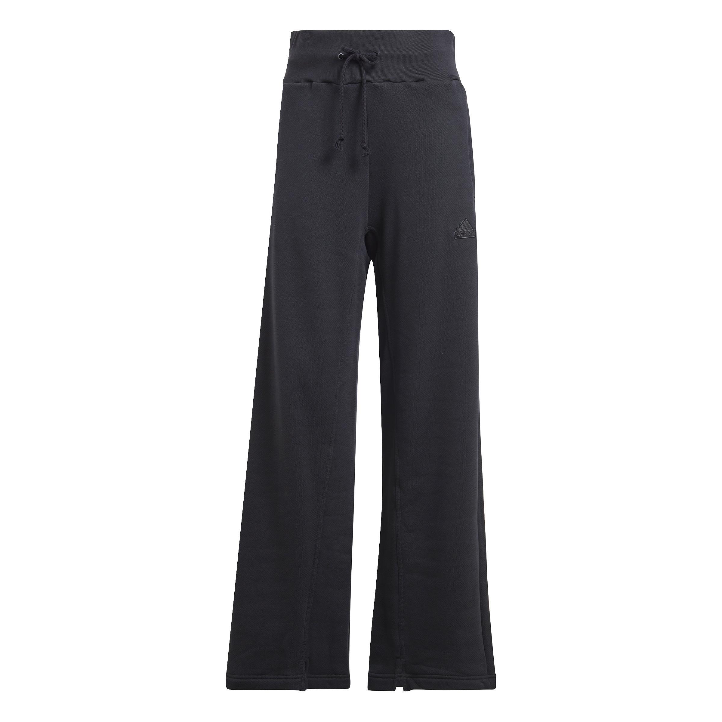 Lounge French Terry Straight Leg Joggers, Black, , large image number 0