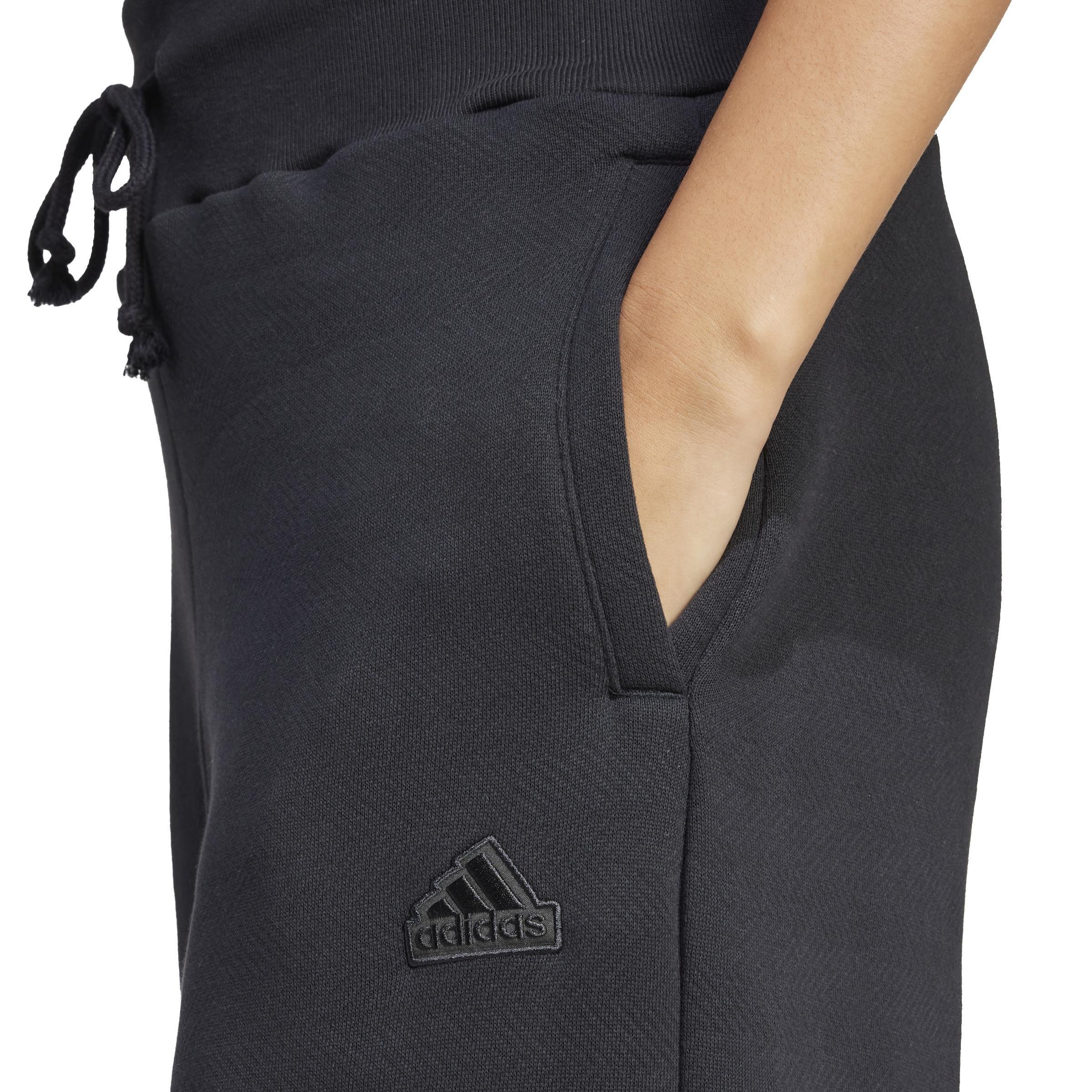 Lounge French Terry Straight Leg Joggers, Black, , large image number 4