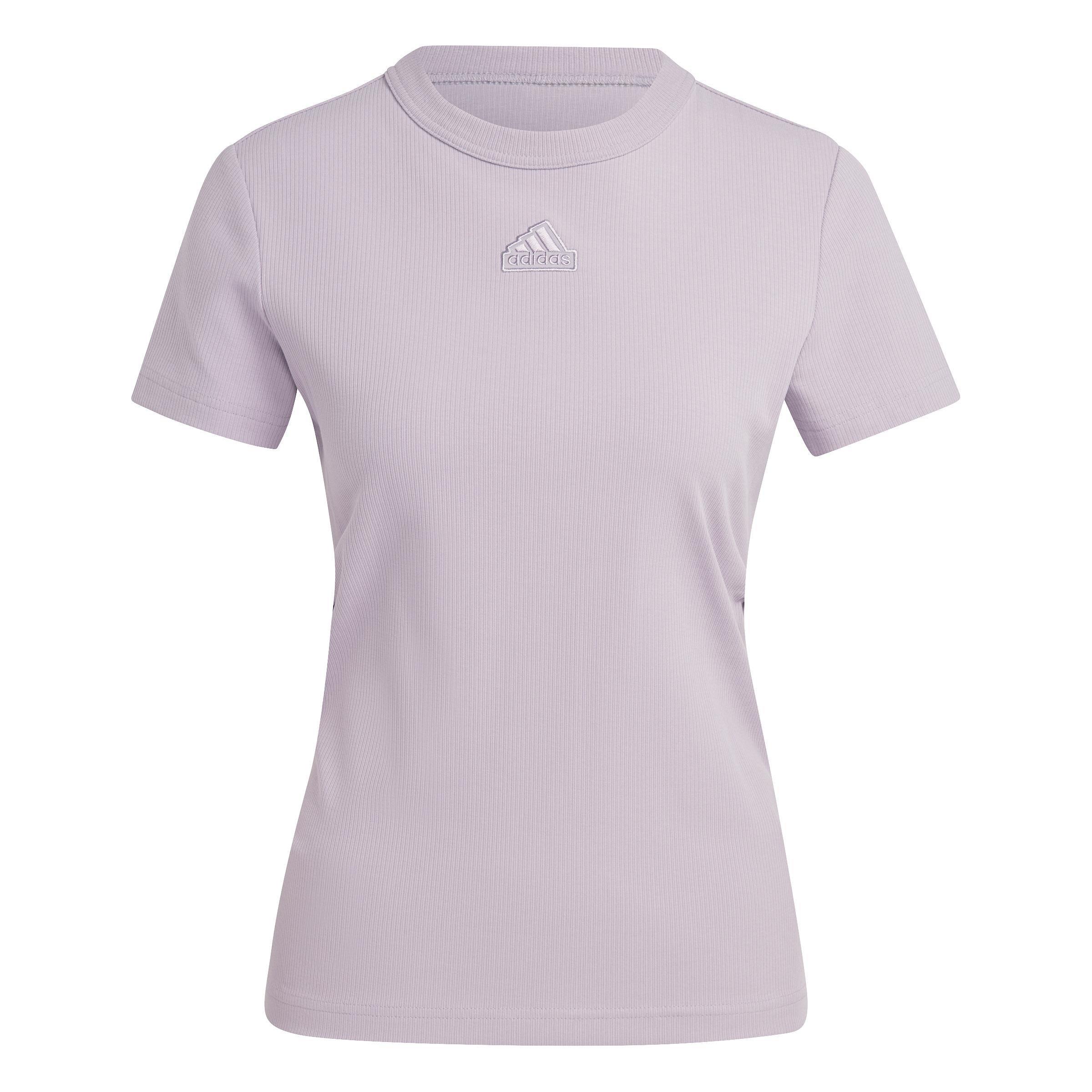 Ribbed Fitted T-Shirt (Maternity), Purple, A901_ONE, large image number 0