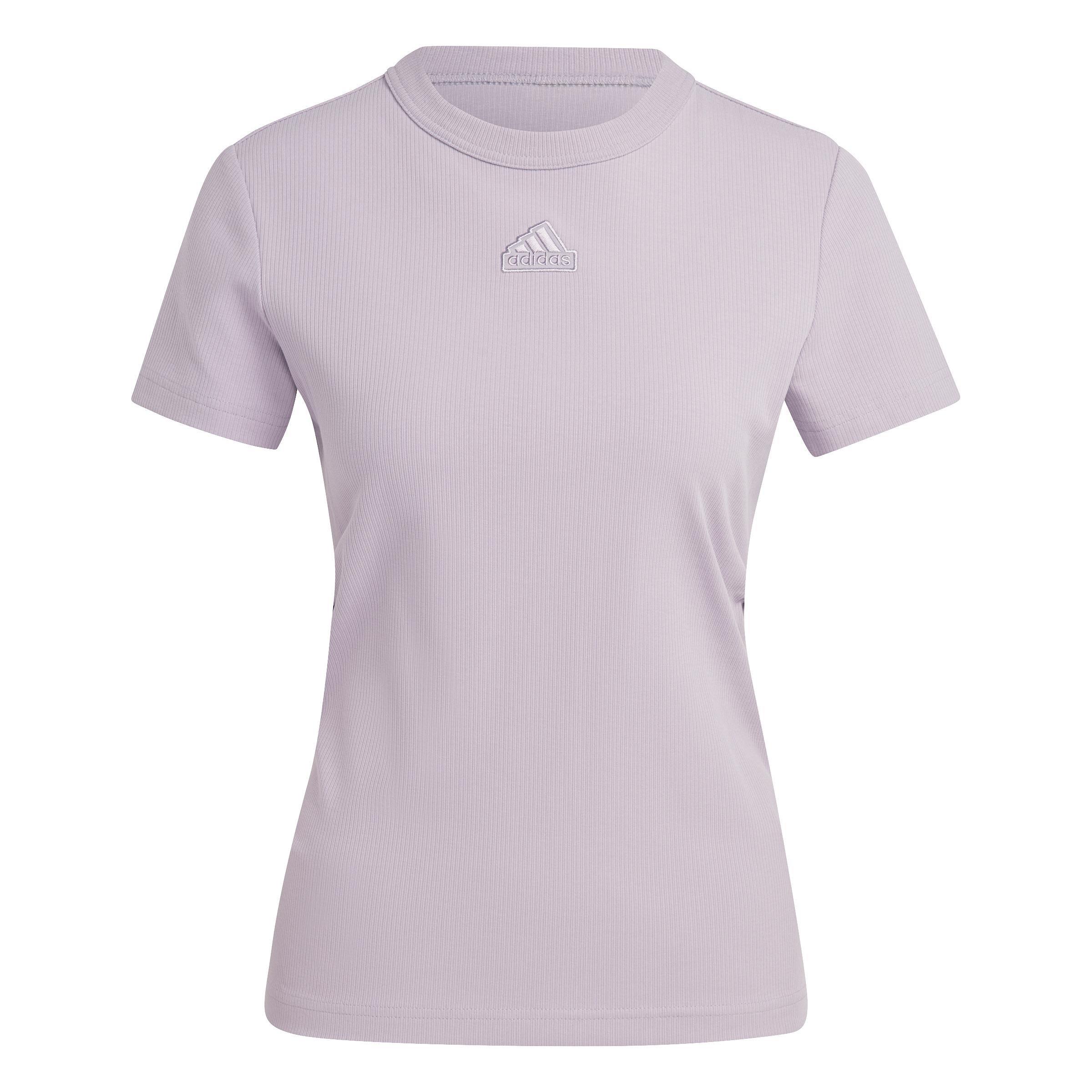 Ribbed Fitted T-Shirt (Maternity), Purple, A901_ONE, large image number 2