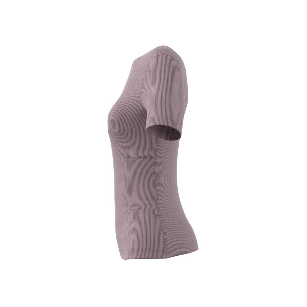 Ribbed Fitted T-Shirt (Maternity), Purple, A901_ONE, large image number 6