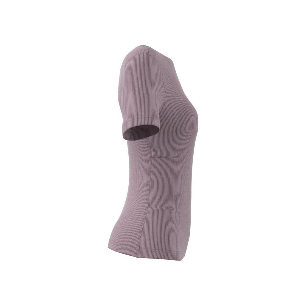 Ribbed Fitted T-Shirt (Maternity), Purple, A901_ONE, large image number 13