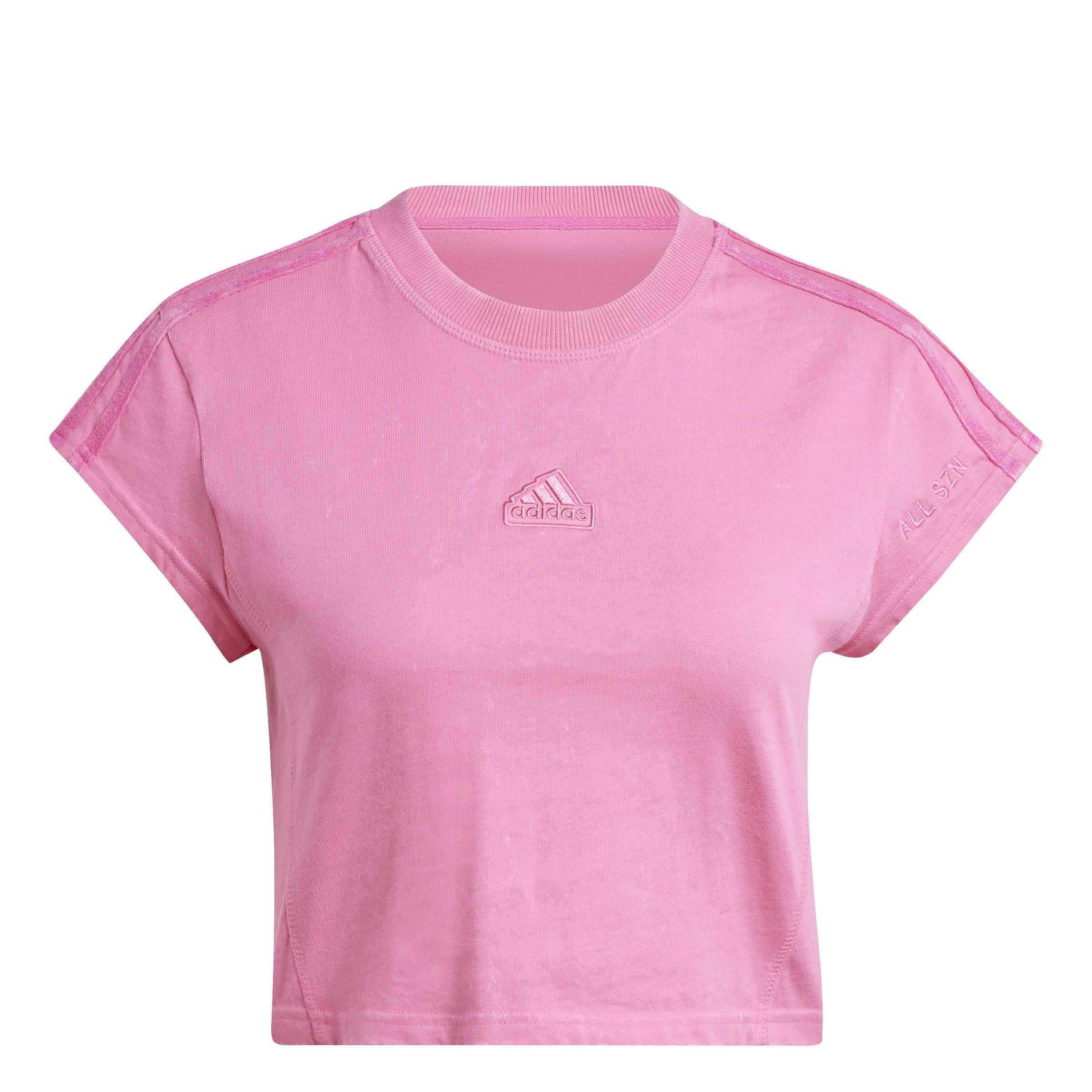 ALL SZN 3-Stripes Garment Wash Baby T-Shirt, Pink, A901_ONE, large image number 2