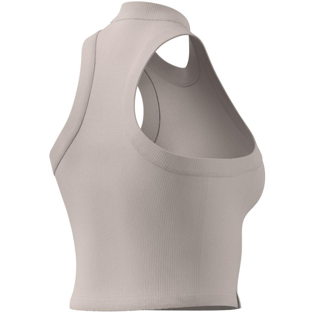 Lounge Ribbed Crop Tank Top, Pink, A901_ONE, large image number 6