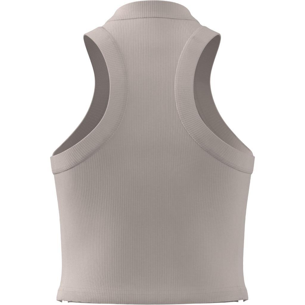 Lounge Ribbed Crop Tank Top, Pink, A901_ONE, large image number 10