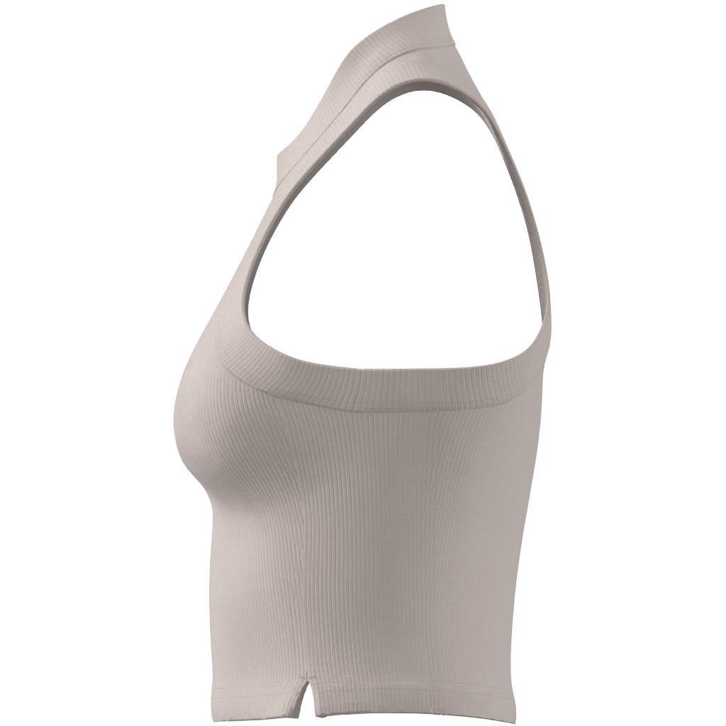 Lounge Ribbed Crop Tank Top, Pink, A901_ONE, large image number 13