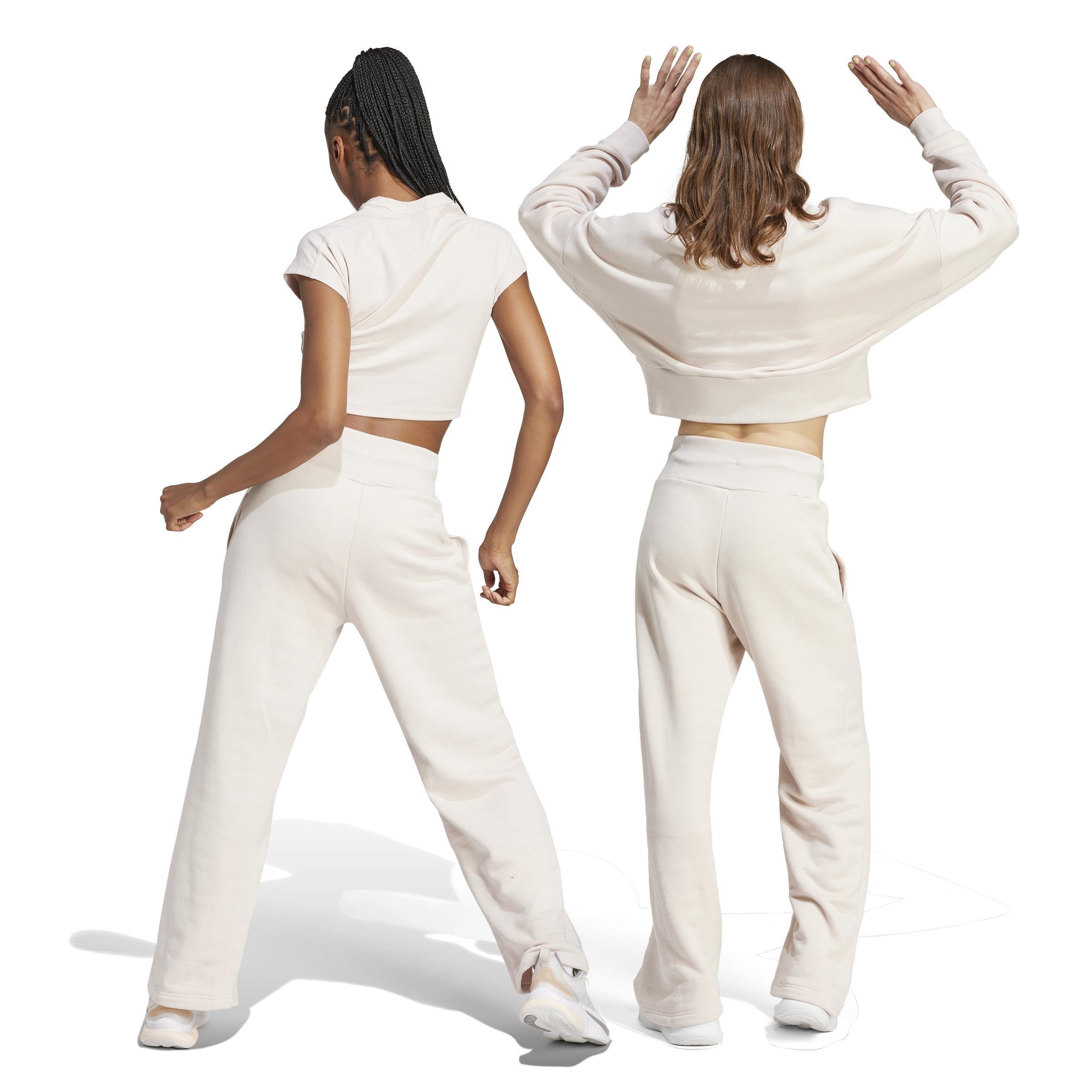 Lounge French Terry Straight Leg Joggers, Pink, A901_ONE, large image number 3