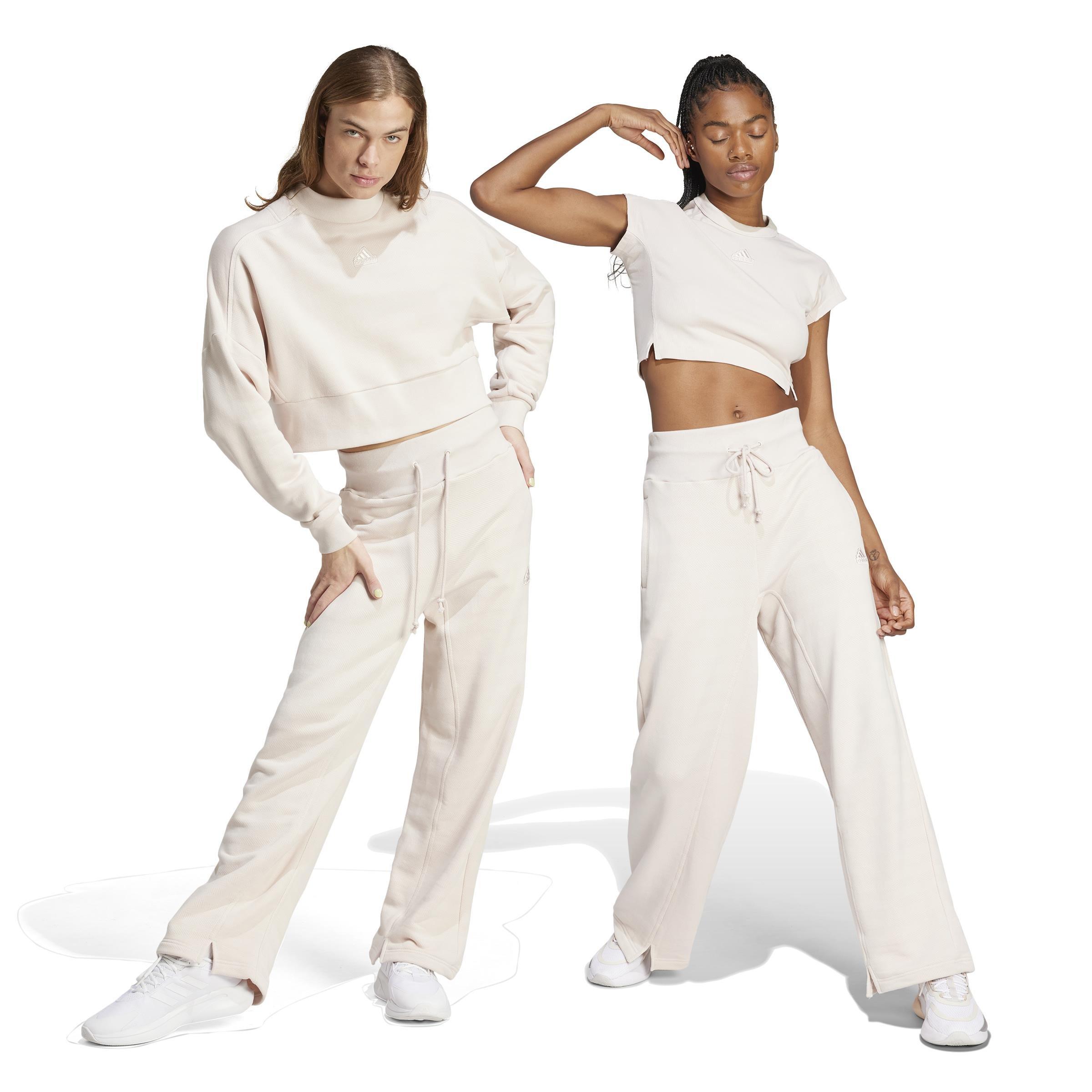 Lounge French Terry Straight Leg Joggers, Pink, A901_ONE, large image number 9