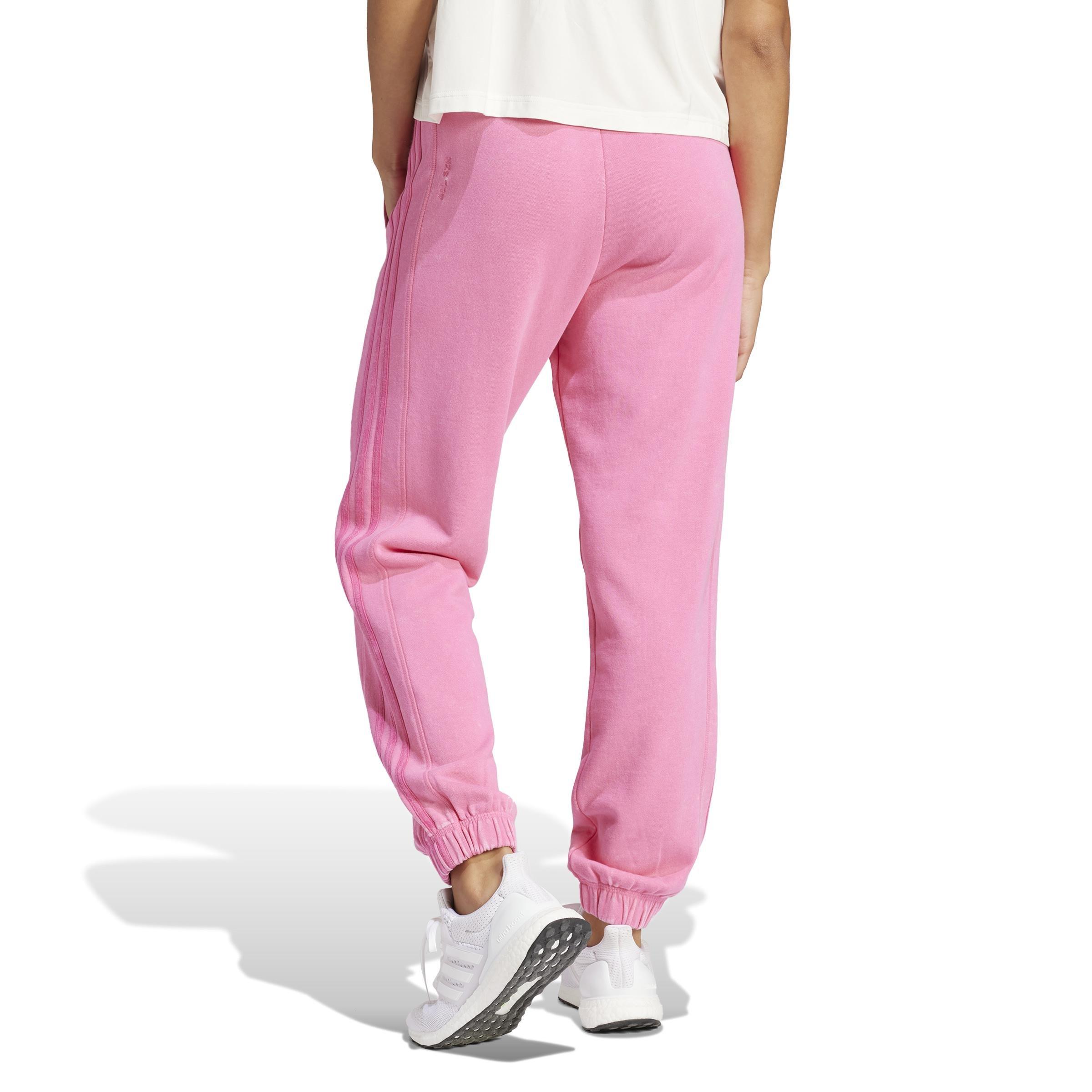 ALL SZN French Terry 3-Stripes Garment Wash Joggers, Pink, , large image number 3