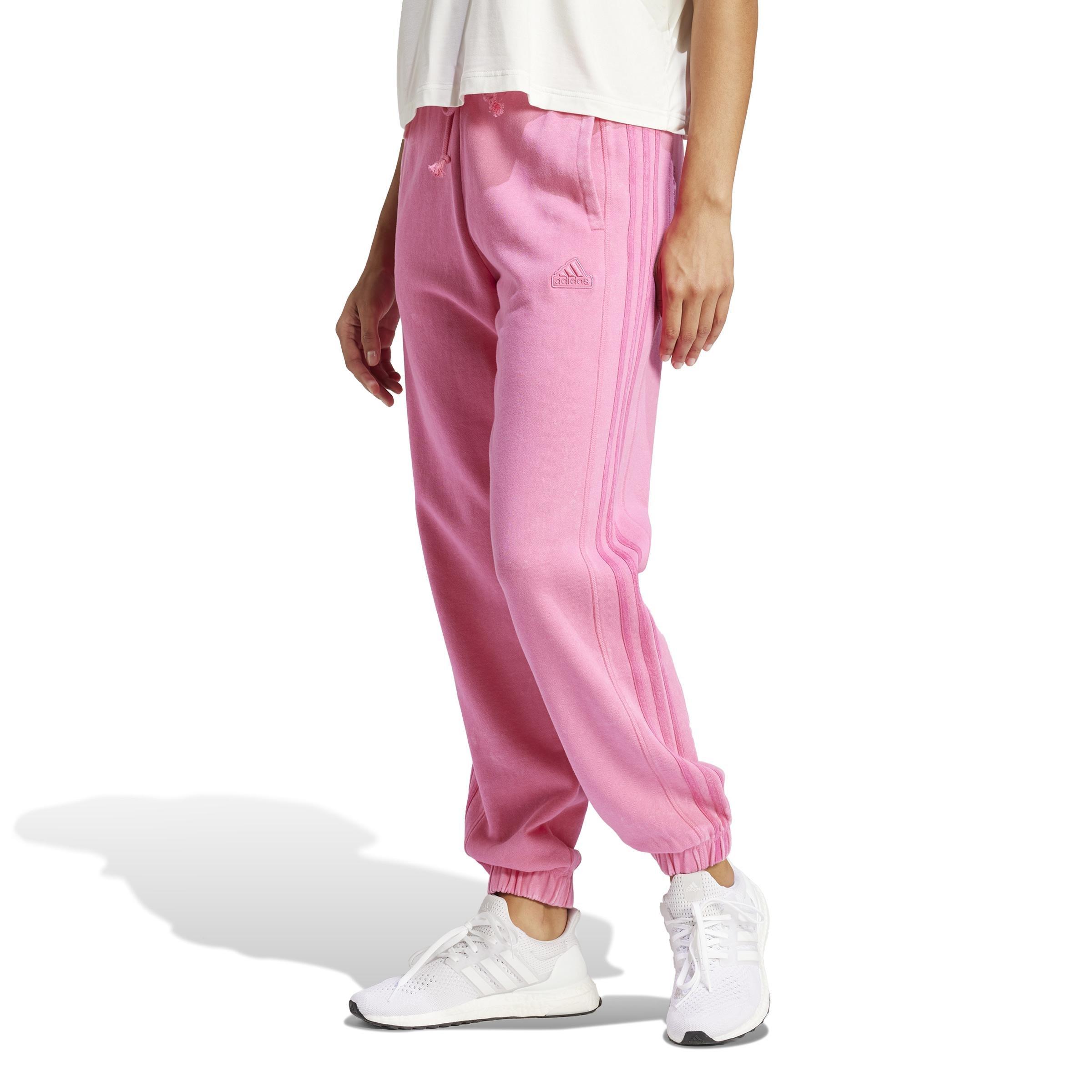 ALL SZN French Terry 3-Stripes Garment Wash Joggers, Pink, , large image number 10