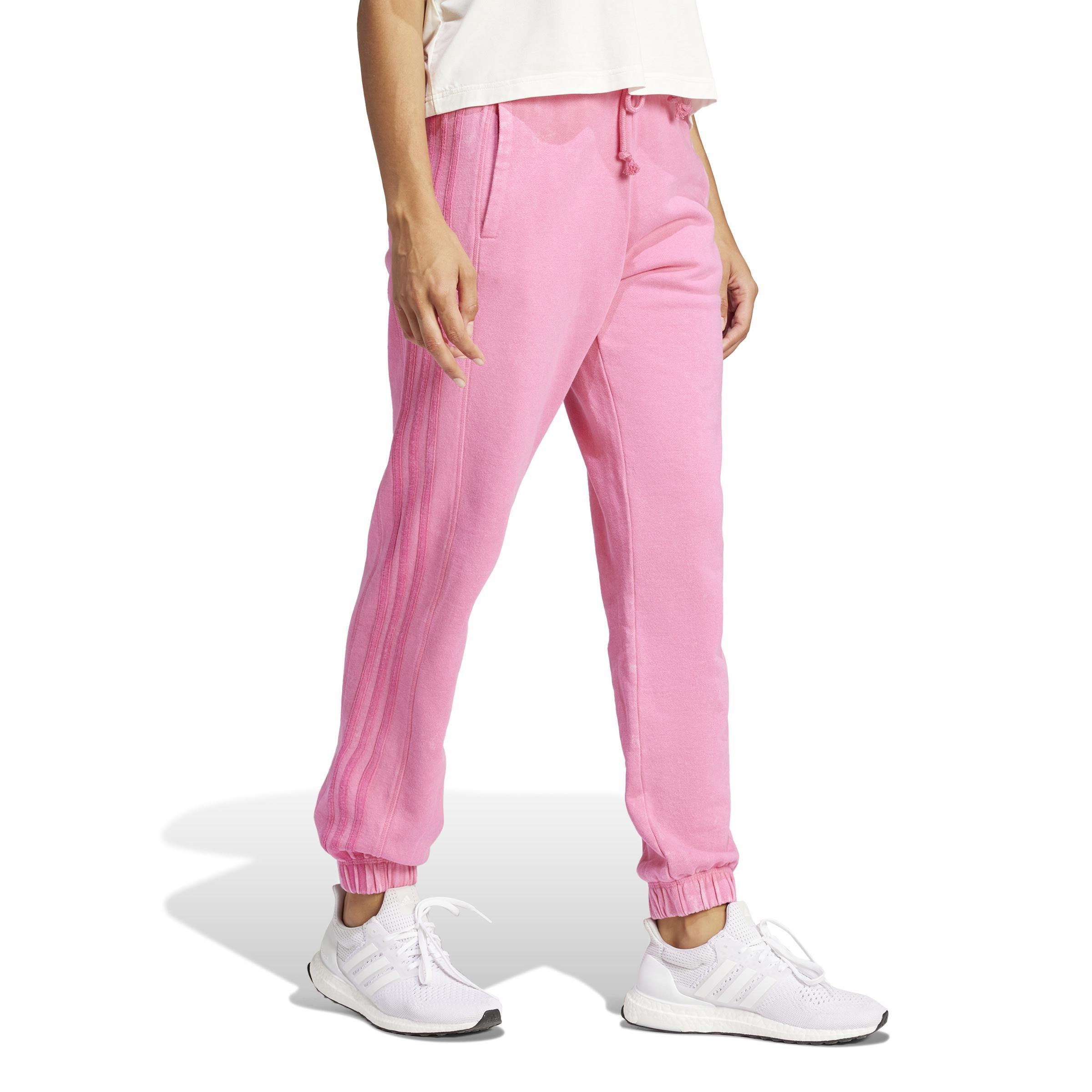ALL SZN French Terry 3-Stripes Garment Wash Joggers, Pink, , large image number 13