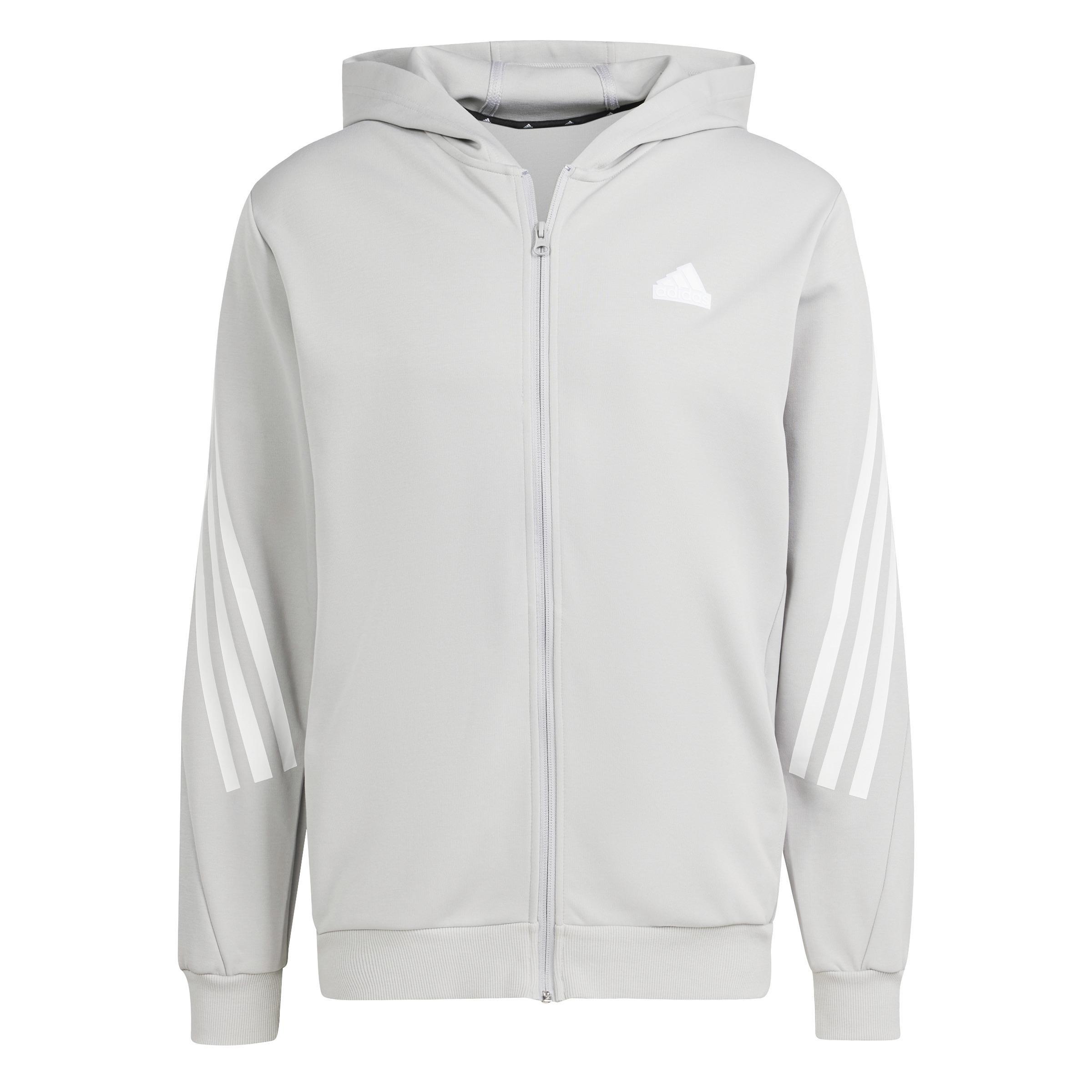 Future Icons 3-Stripes Full Zip Hoodie, Grey, , large image number 0