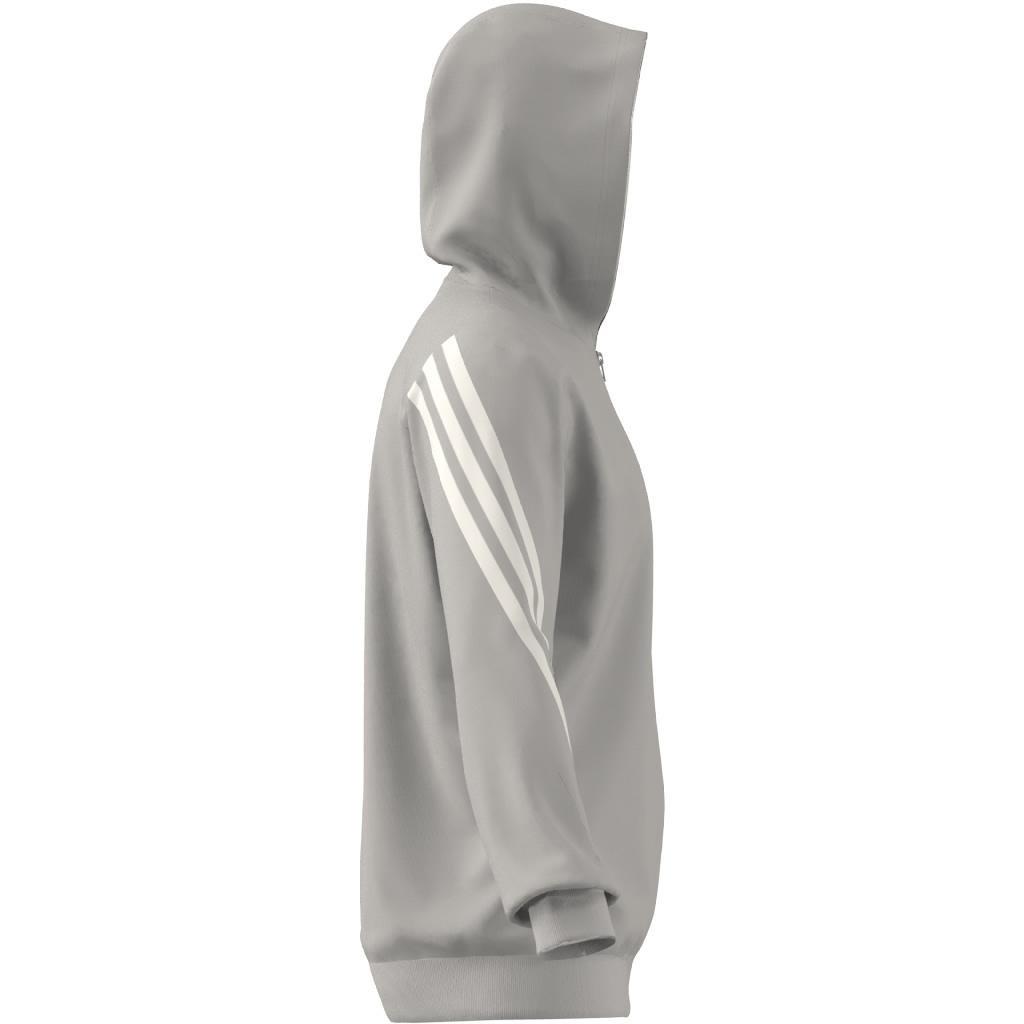 Future Icons 3-Stripes Full Zip Hoodie, Grey, A901_ONE, large image number 7