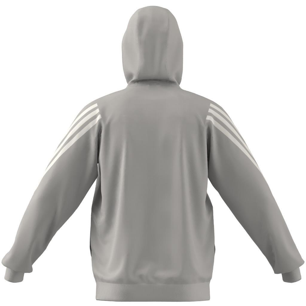 Future Icons 3-Stripes Full Zip Hoodie, Grey, A901_ONE, large image number 8