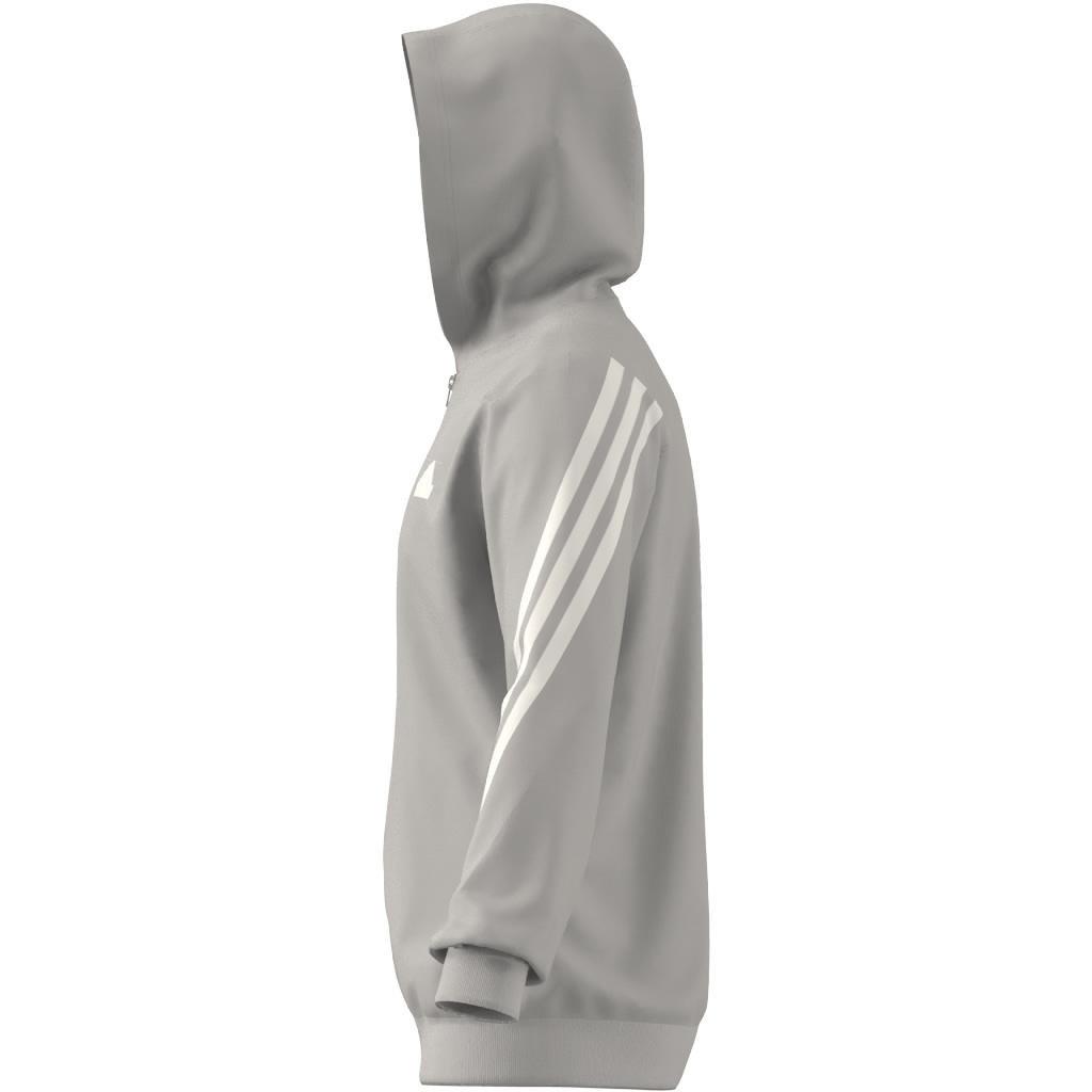 Future Icons 3-Stripes Full Zip Hoodie, Grey, , large image number 10
