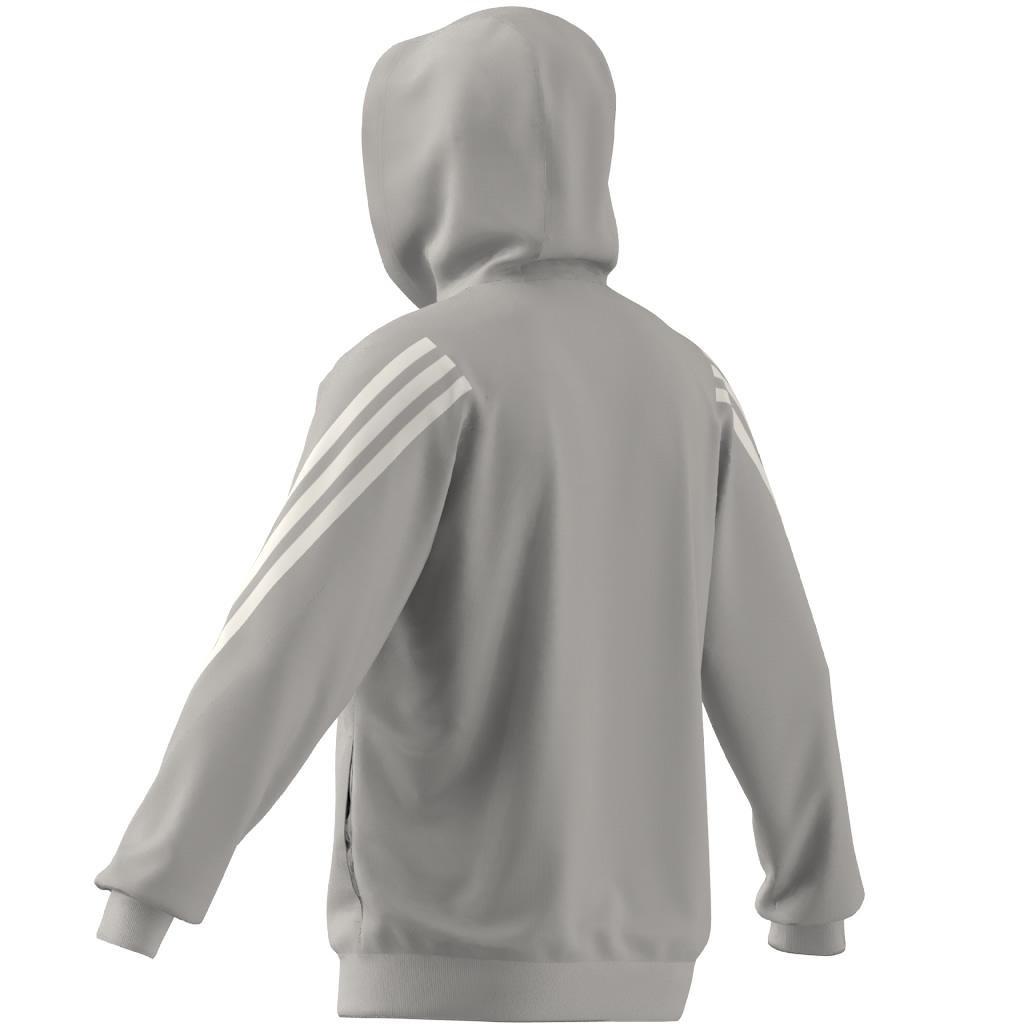 Future Icons 3-Stripes Full Zip Hoodie, Grey, A901_ONE, large image number 11