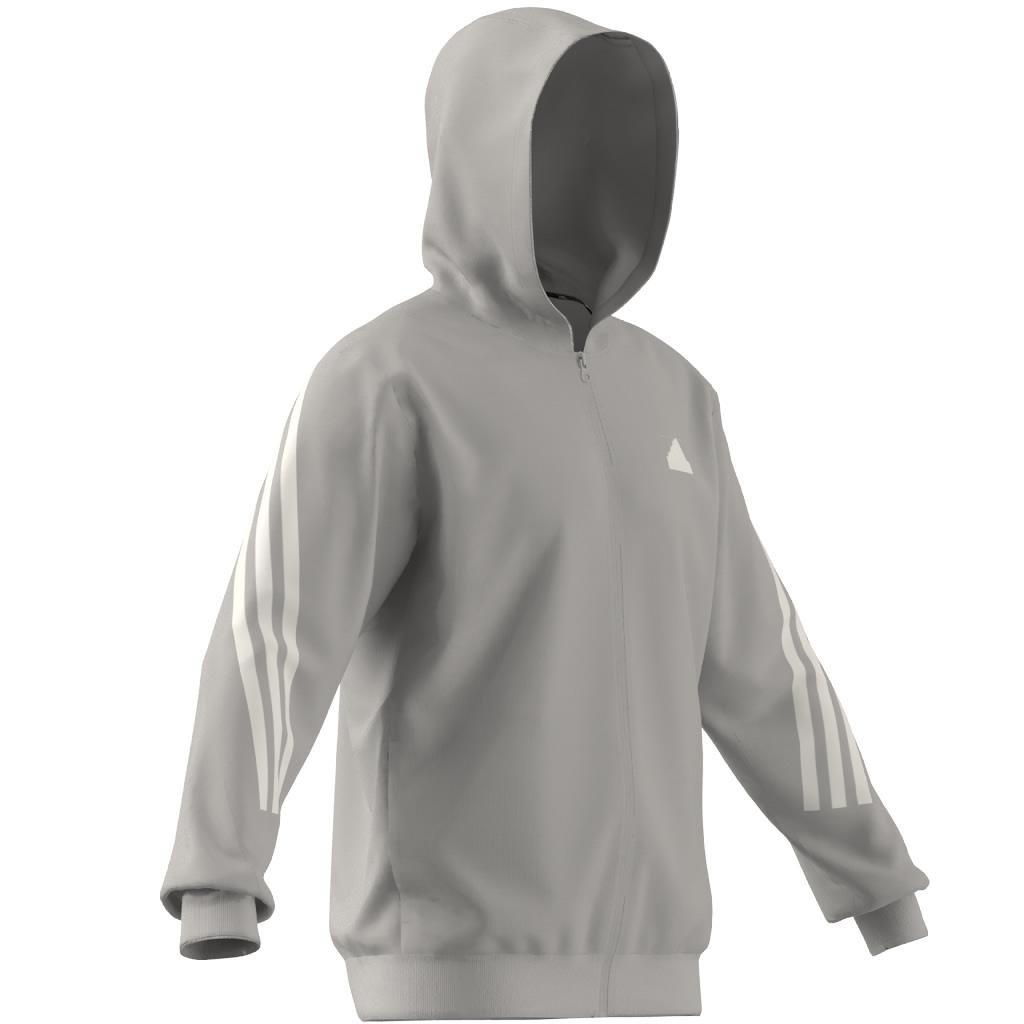 Future Icons 3-Stripes Full Zip Hoodie, Grey, , large image number 12