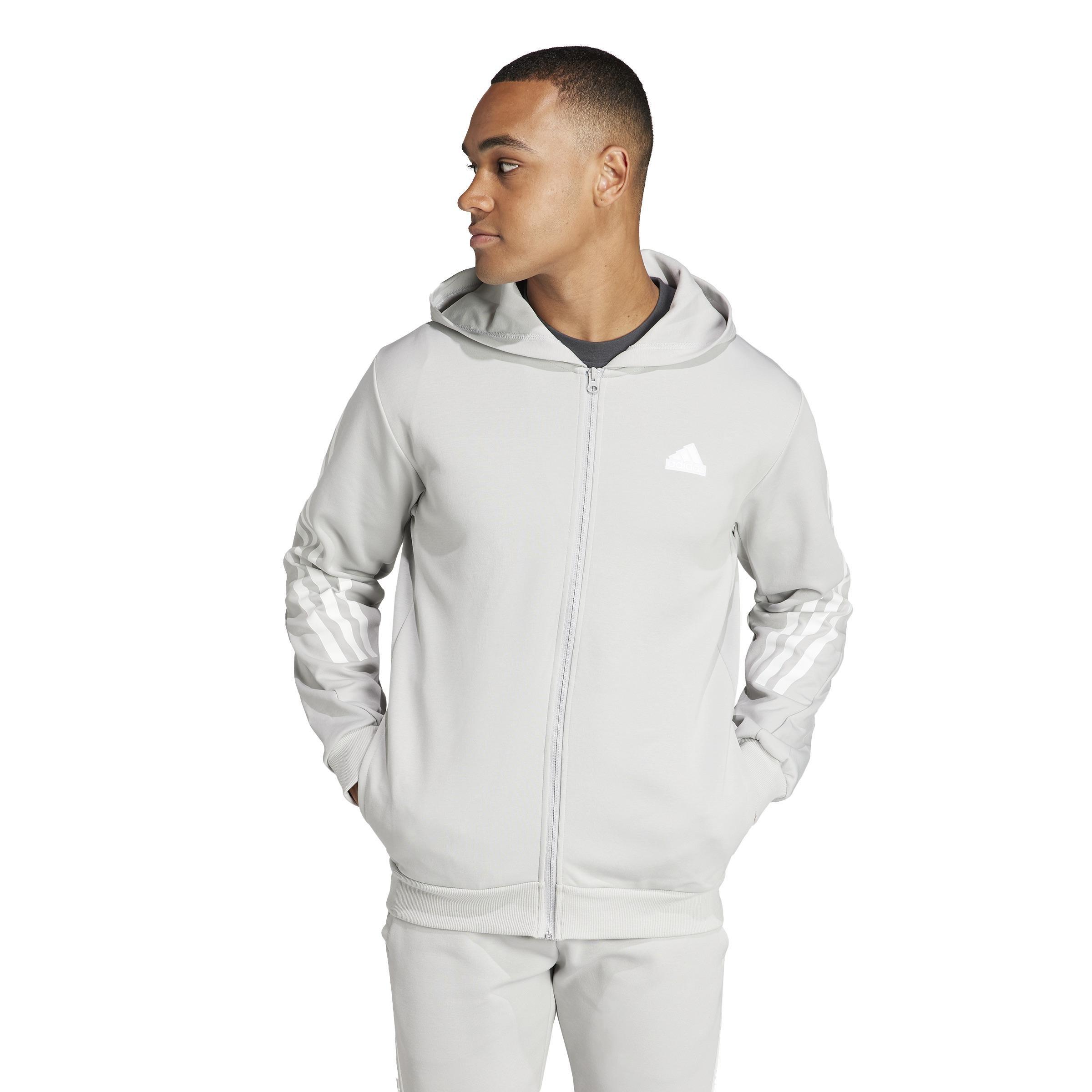 Future Icons 3-Stripes Full Zip Hoodie, Grey, , large image number 14