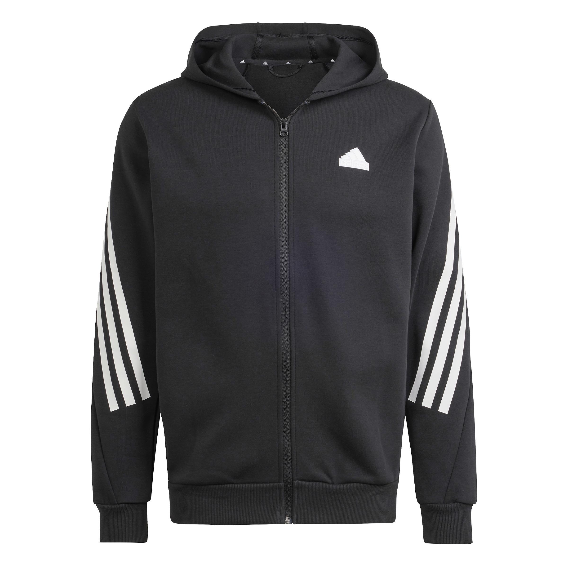 Future Icons 3-Stripes Full Zip Hoodie, Black, A901_ONE, large image number 2