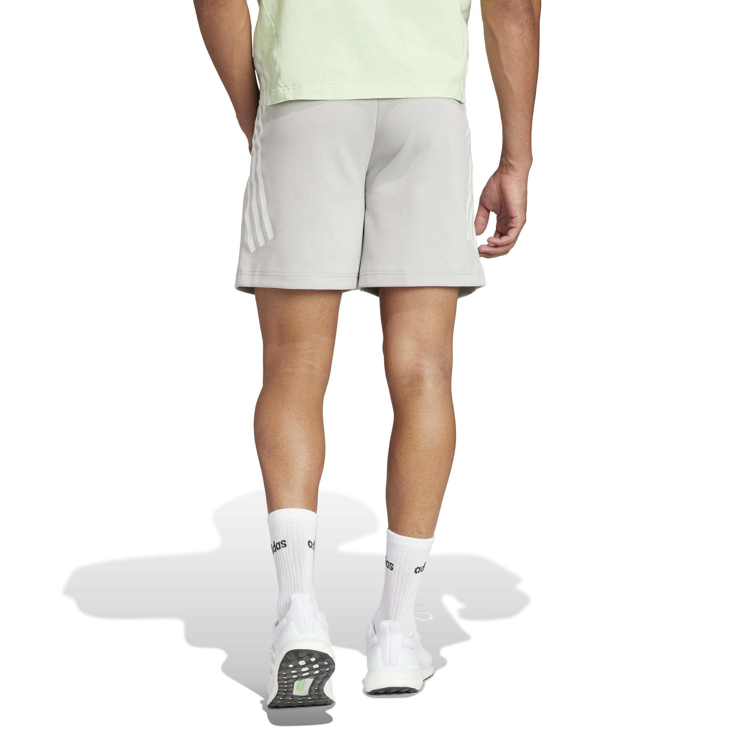 Future Icons 3-Stripes Shorts, Grey, , large image number 2